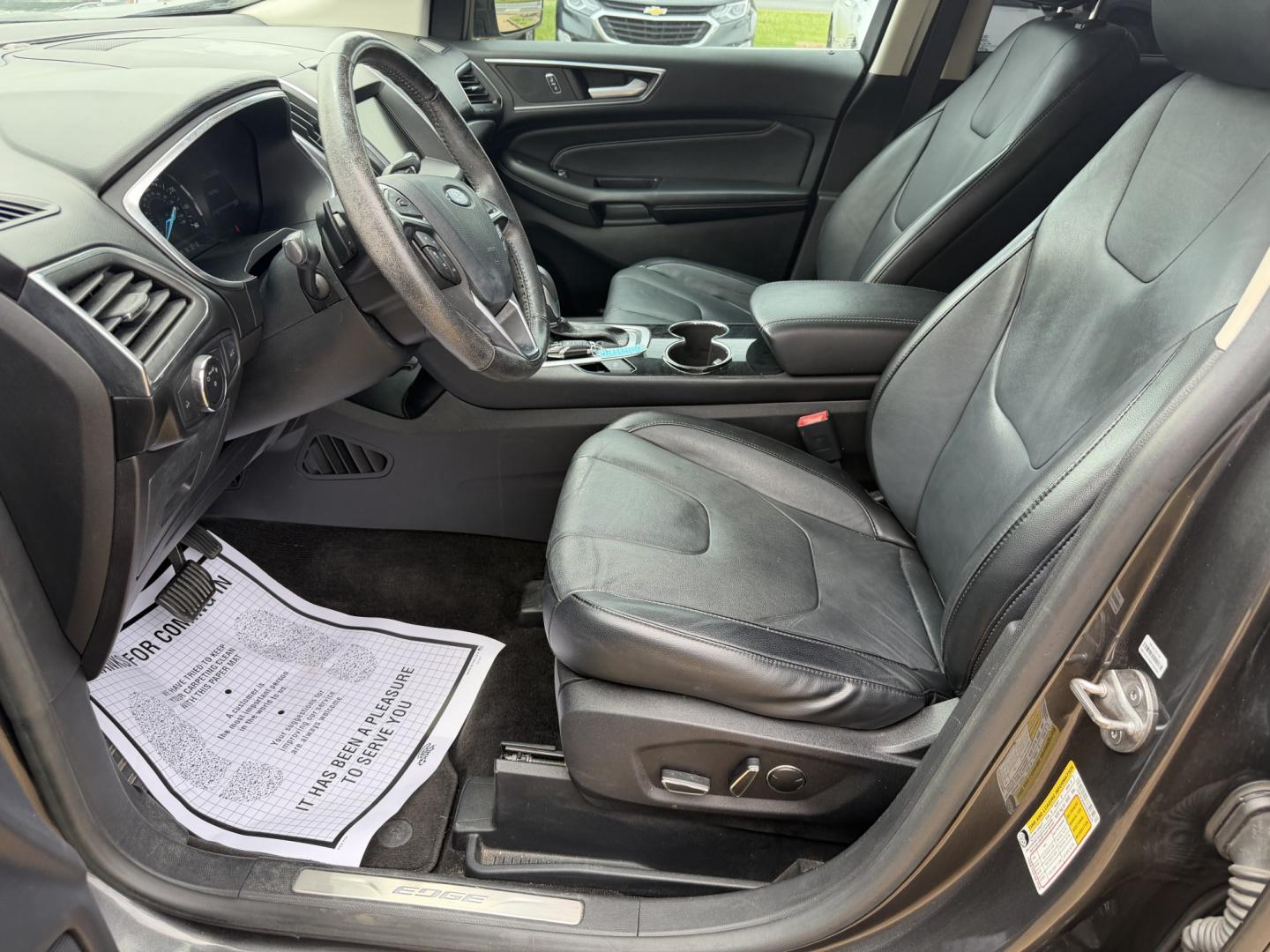 2015 GRAY FORD EDGE TITANIUM Titanium (2FMTK3K95FB) with an 2.0 L 4 Cyl engine, located at 922 W. Beacon St., Philadelphia, MS, 39350, (601) 650-3675, 32.770447, -89.127151 - Photo#9