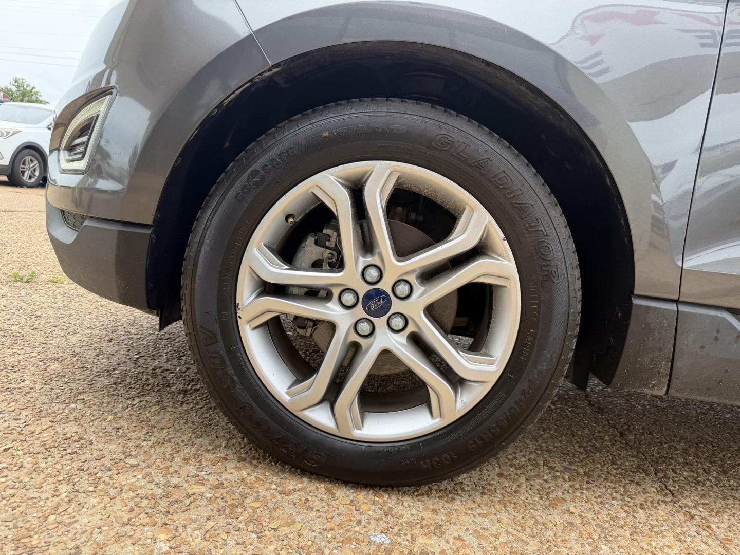 2015 GRAY FORD EDGE TITANIUM Titanium (2FMTK3K95FB) with an 2.0 L 4 Cyl engine, located at 922 W. Beacon St., Philadelphia, MS, 39350, (601) 650-3675, 32.770447, -89.127151 - Photo#7