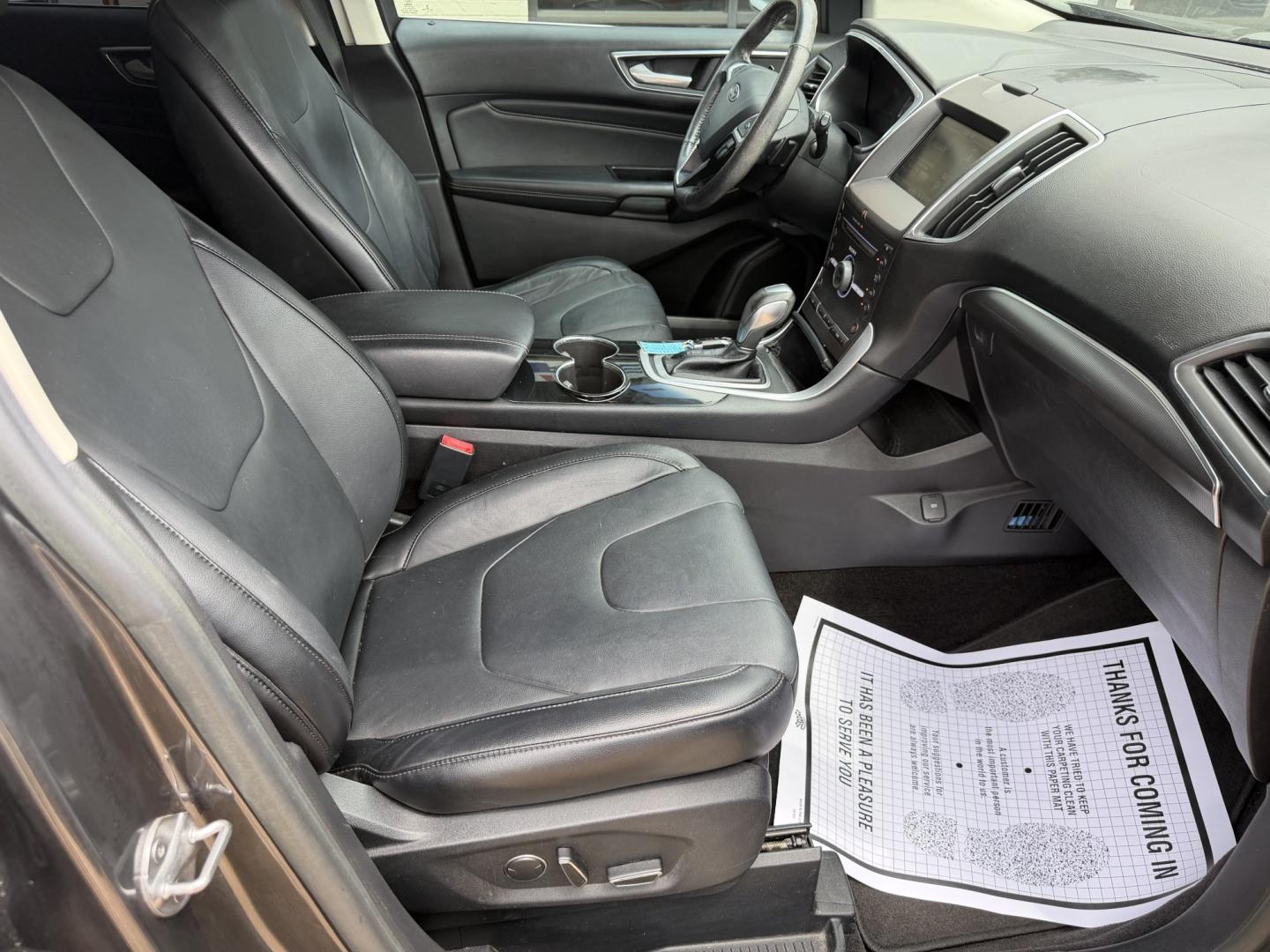2015 GRAY FORD EDGE TITANIUM Titanium (2FMTK3K95FB) with an 2.0 L 4 Cyl engine, located at 922 W. Beacon St., Philadelphia, MS, 39350, (601) 650-3675, 32.770447, -89.127151 - Photo#10