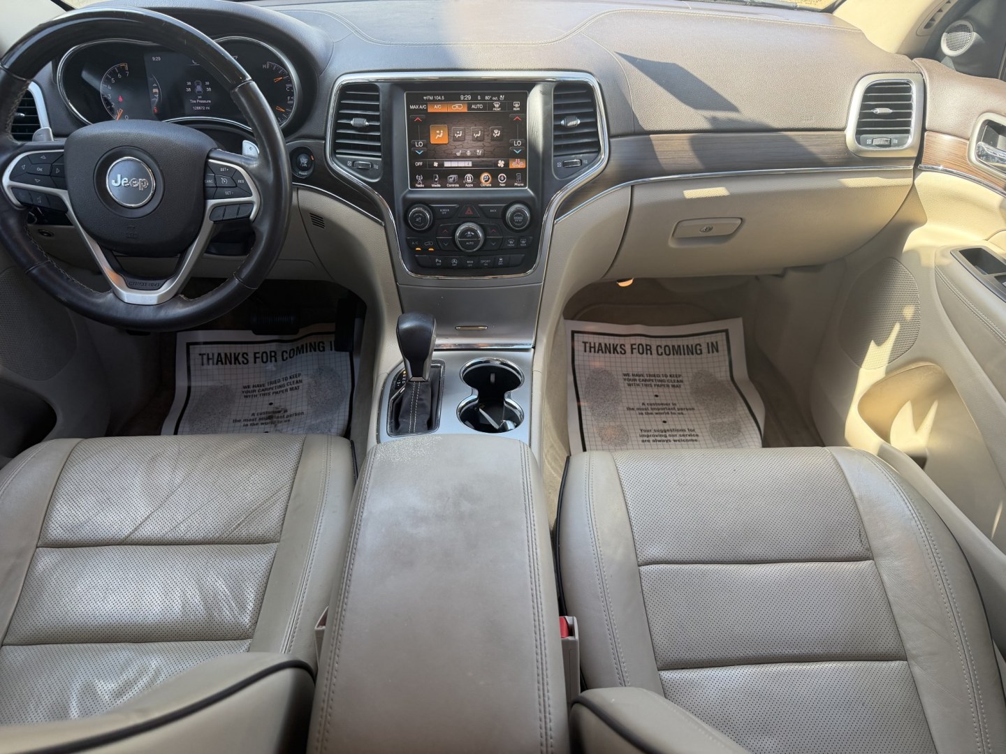 2016 WHITE JEEP GRAND CHEROKEE OVERL (1C4RJFCG6GC) , located at 922 W. Beacon St., Philadelphia, MS, 39350, (601) 650-3675, 32.770447, -89.127151 - Photo#16