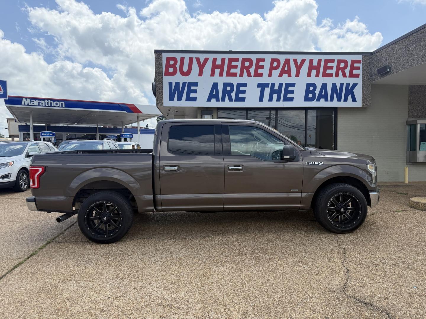 2015 BROWN FORD F-150 XLT XLT (1FTEW1CP8FK) with an 2.7L 6CYL engine, located at 922 W. Beacon St., Philadelphia, MS, 39350, (601) 650-3675, 32.770447, -89.127151- Photo#6