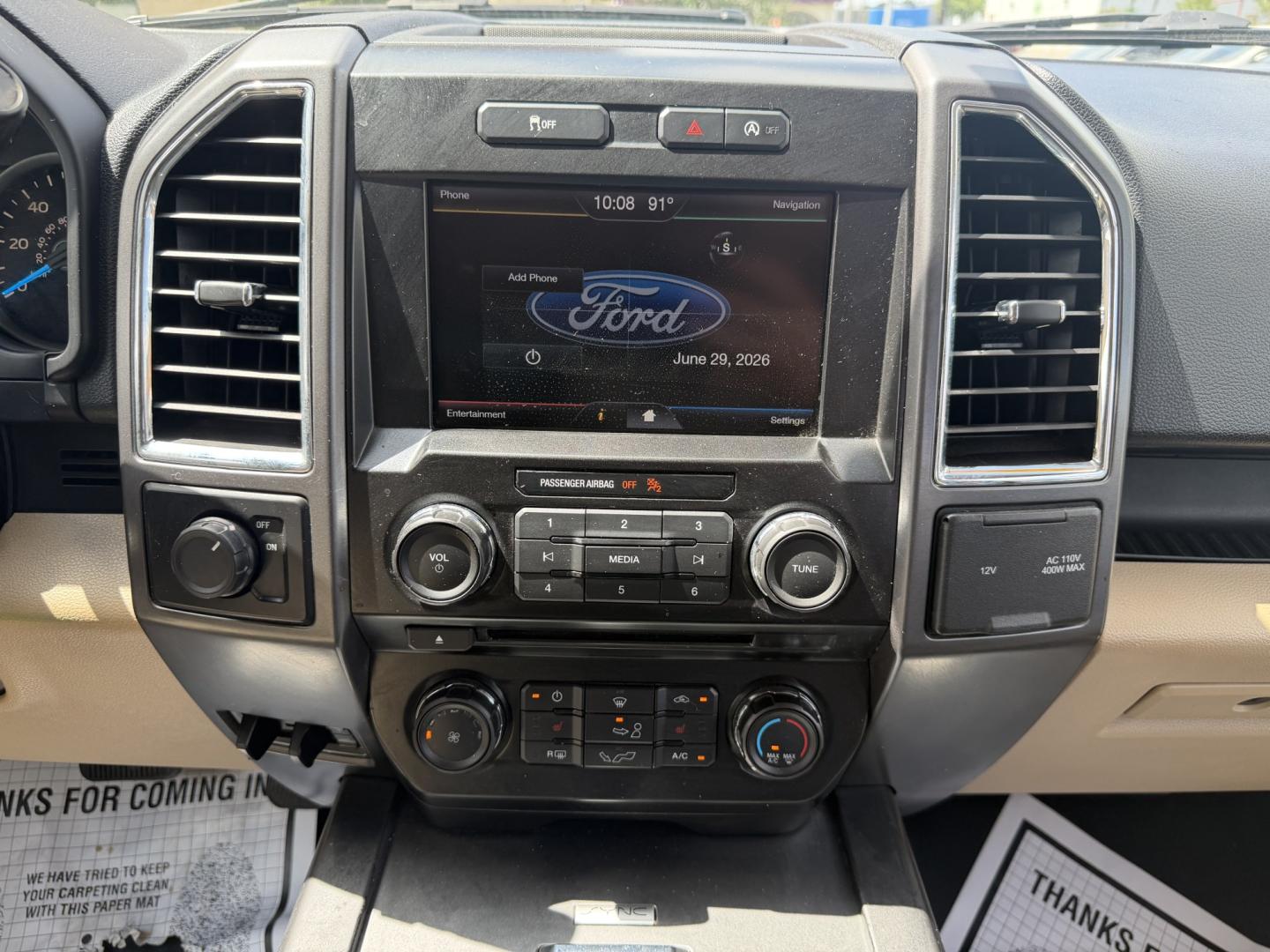 2015 BROWN FORD F-150 XLT XLT (1FTEW1CP8FK) with an 2.7L 6CYL engine, located at 922 W. Beacon St., Philadelphia, MS, 39350, (601) 650-3675, 32.770447, -89.127151- Photo#17