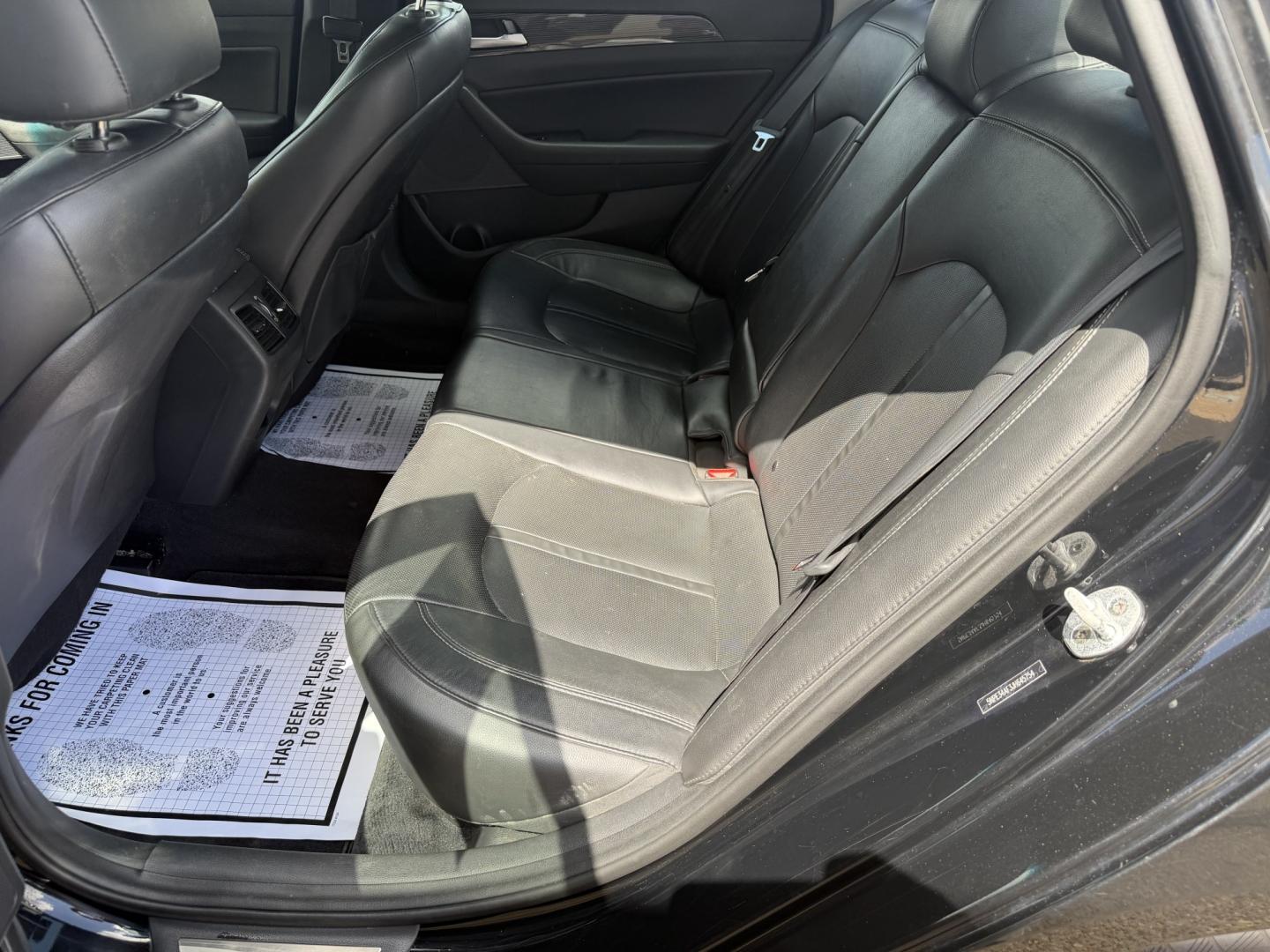 2018 BLACK HYUNDAI SONATA LIMITED (5NPE34AF3JH) , located at 922 W. Beacon St., Philadelphia, MS, 39350, (601) 650-3675, 32.770447, -89.127151- Photo#13