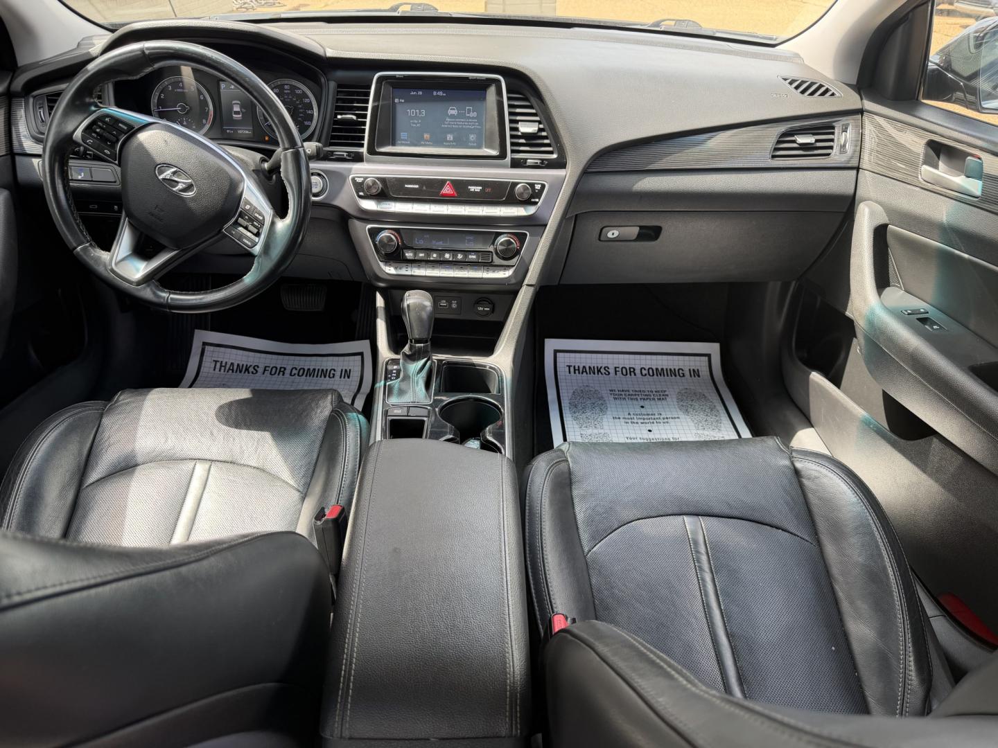 2018 BLACK HYUNDAI SONATA LIMITED (5NPE34AF3JH) , located at 922 W. Beacon St., Philadelphia, MS, 39350, (601) 650-3675, 32.770447, -89.127151- Photo#16