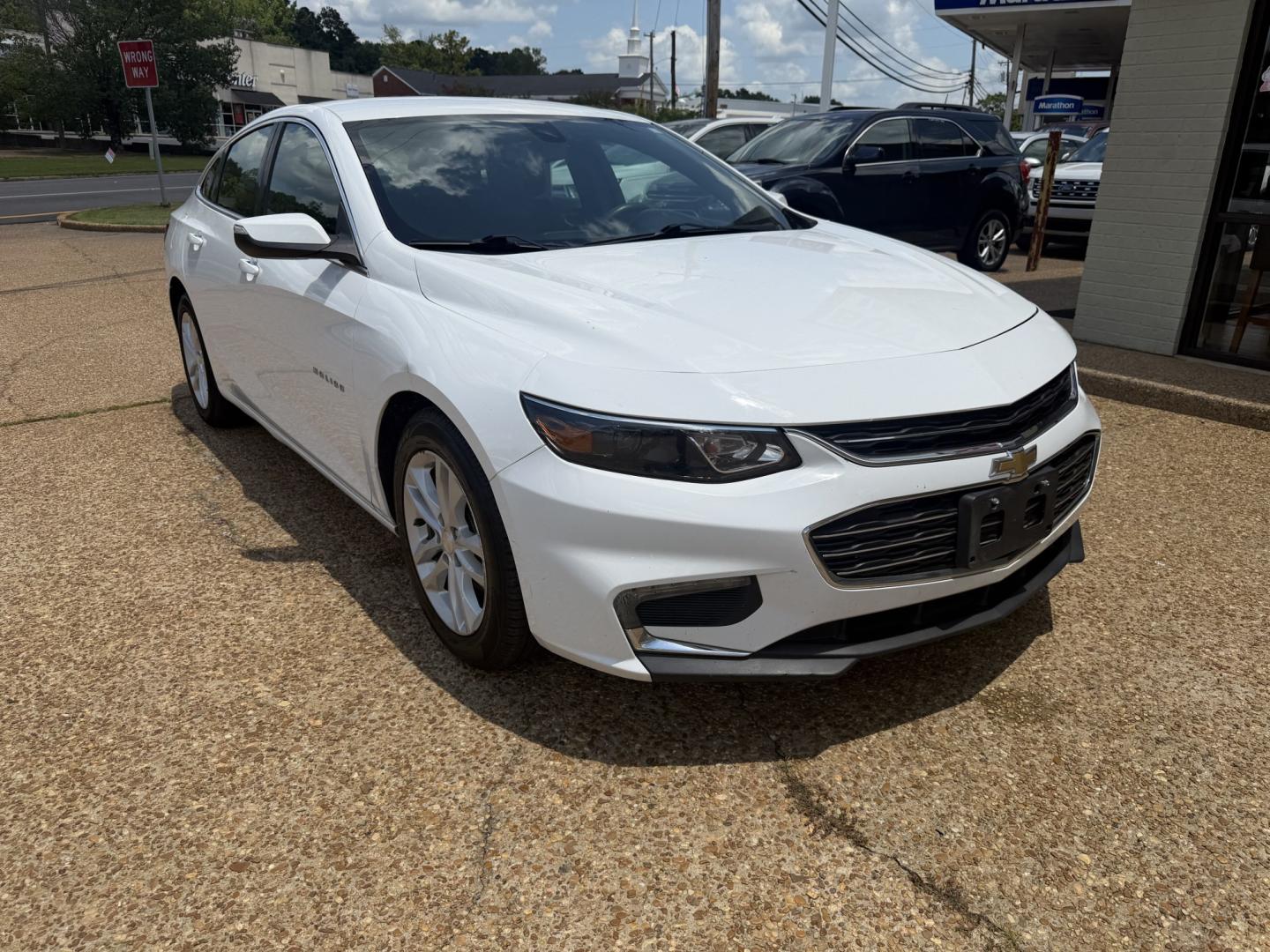 2016 WHITE CHEVROLET MALIBU LT (1LT) (1G1ZE5ST1GF) , located at 922 W. Beacon St., Philadelphia, MS, 39350, (601) 650-3675, 32.770447, -89.127151- Photo#0