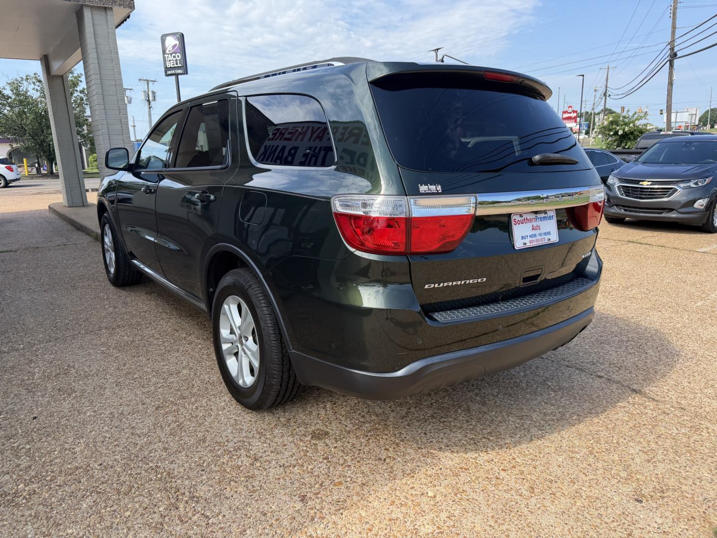 2011 GREEN DODGE DURANGO CREW (1D4RD4GG5BC) , located at 922 W. Beacon St., Philadelphia, MS, 39350, (601) 650-3675, 32.770447, -89.127151- Photo#3