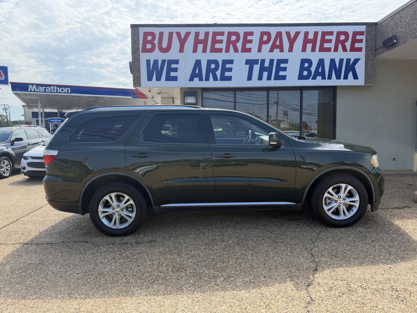2011 GREEN DODGE DURANGO CREW (1D4RD4GG5BC) , located at 922 W. Beacon St., Philadelphia, MS, 39350, (601) 650-3675, 32.770447, -89.127151- Photo#6
