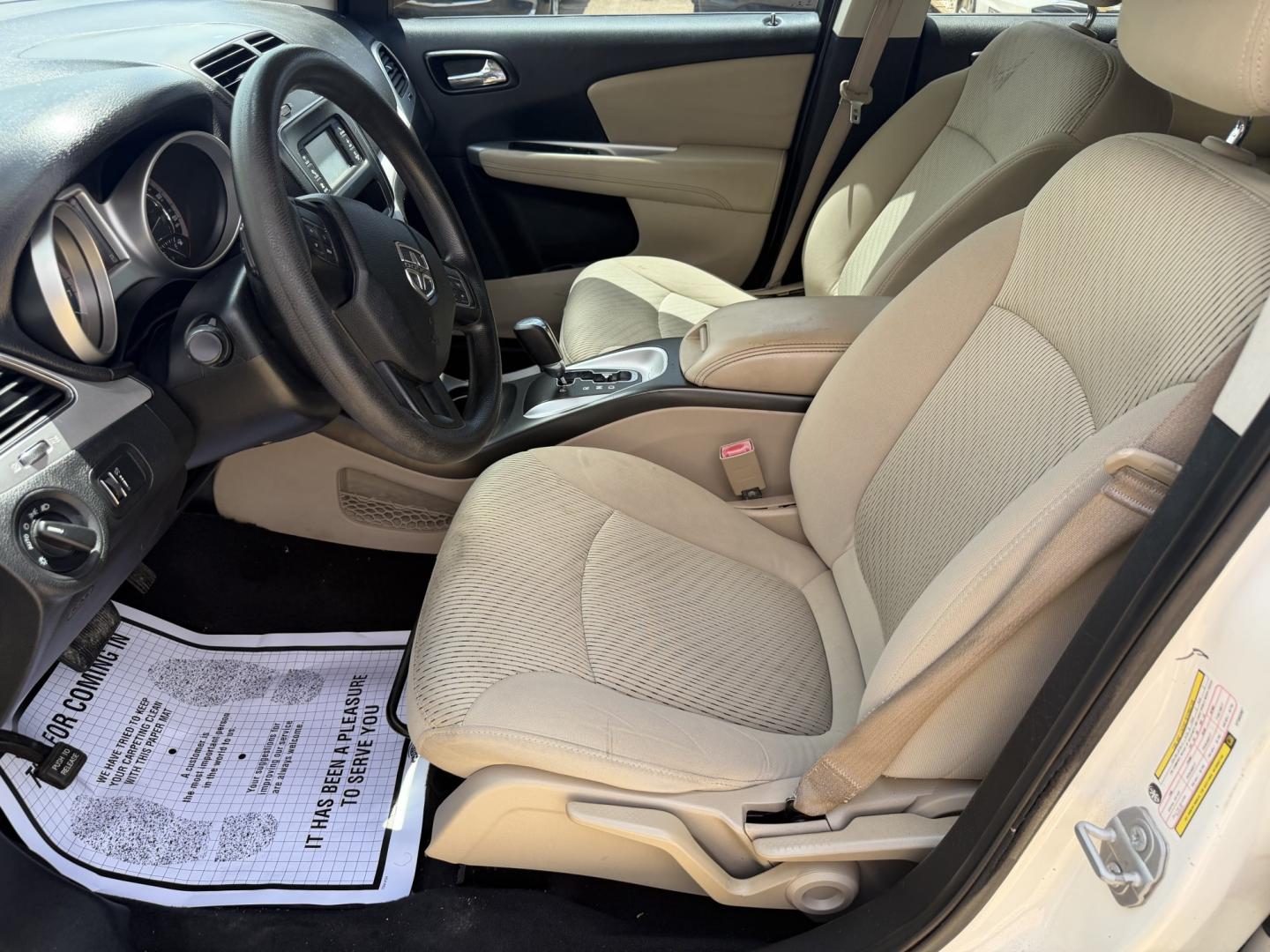 2017 WHITE DODGE JOURNEY SE (3C4PDCAB9HT) , located at 922 W. Beacon St., Philadelphia, MS, 39350, (601) 650-3675, 32.770447, -89.127151- Photo#9