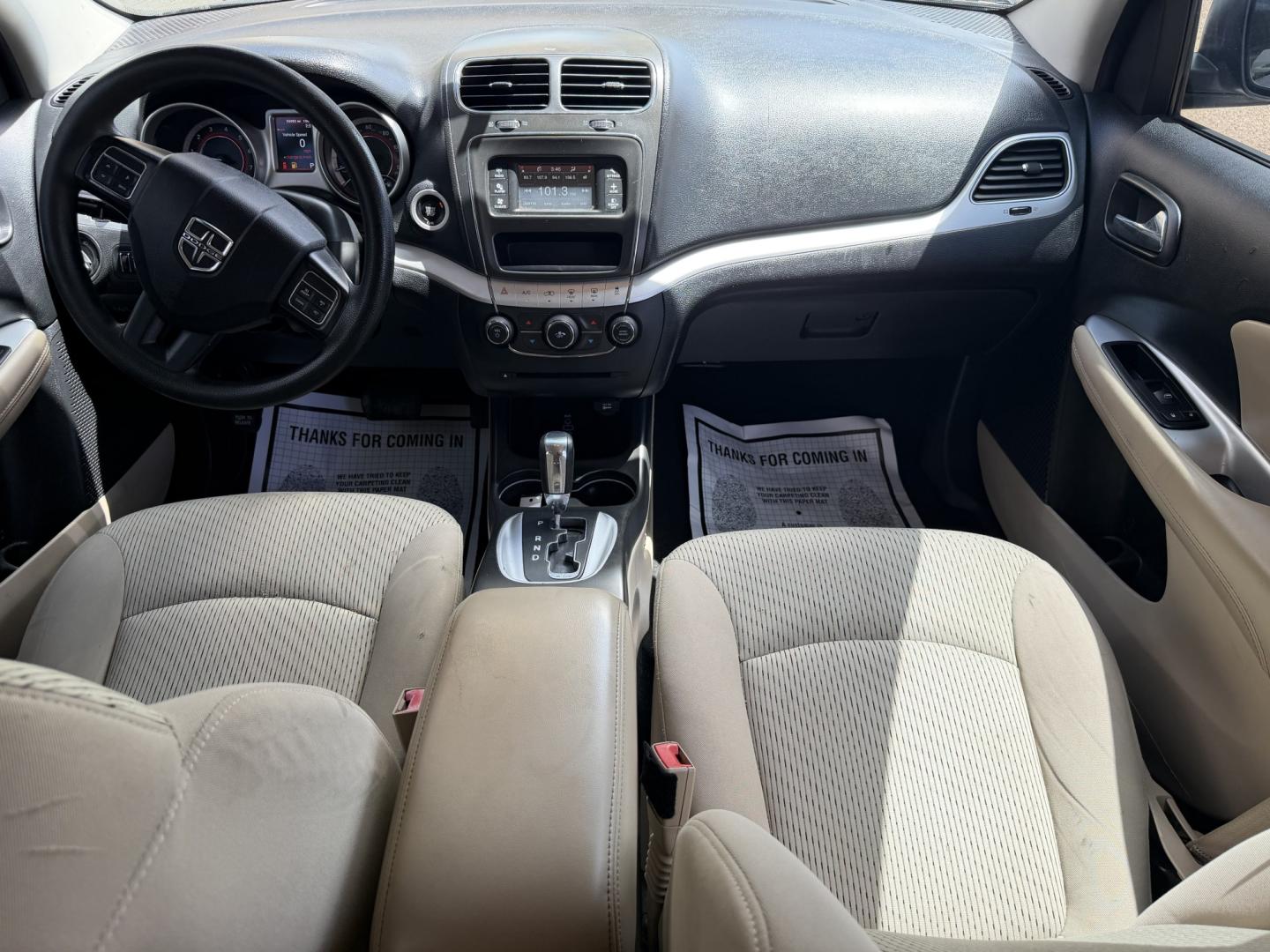 2017 WHITE DODGE JOURNEY SE (3C4PDCAB9HT) , located at 922 W. Beacon St., Philadelphia, MS, 39350, (601) 650-3675, 32.770447, -89.127151- Photo#16