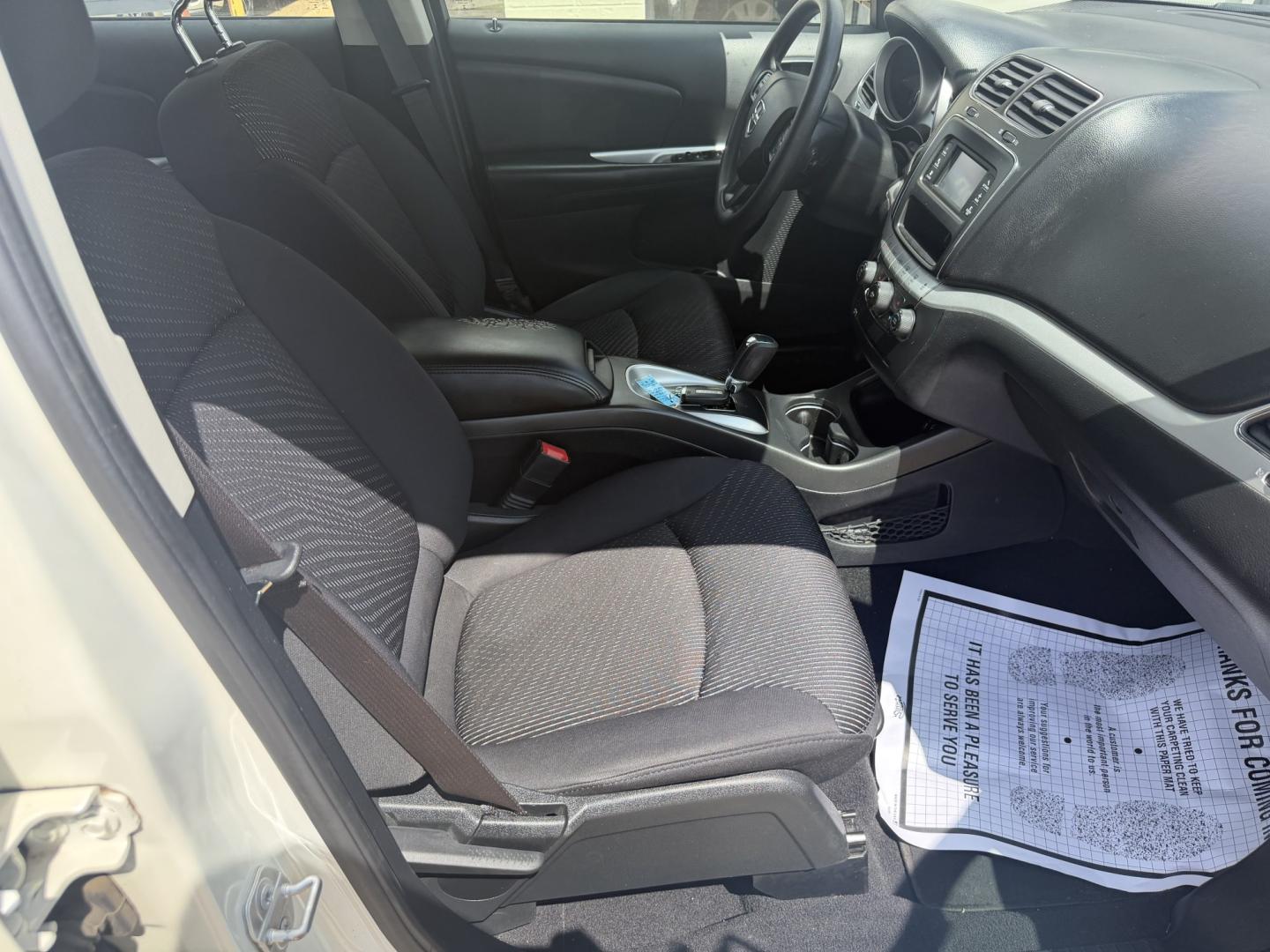 2015 WHITE DODGE JOURNEY SE (3C4PDCAB1FT) , located at 922 W. Beacon St., Philadelphia, MS, 39350, (601) 650-3675, 32.770447, -89.127151- Photo#10