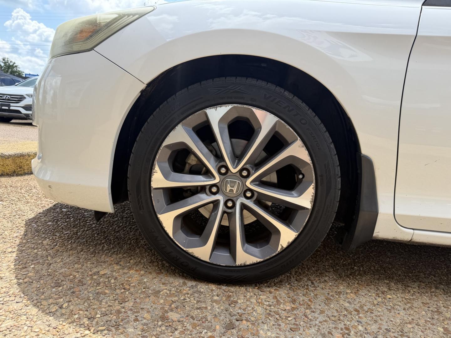 2014 WHITE HONDA ACCORD SPORT (1HGCR2F52EA) , located at 922 W. Beacon St., Philadelphia, MS, 39350, (601) 650-3675, 32.770447, -89.127151- Photo#7