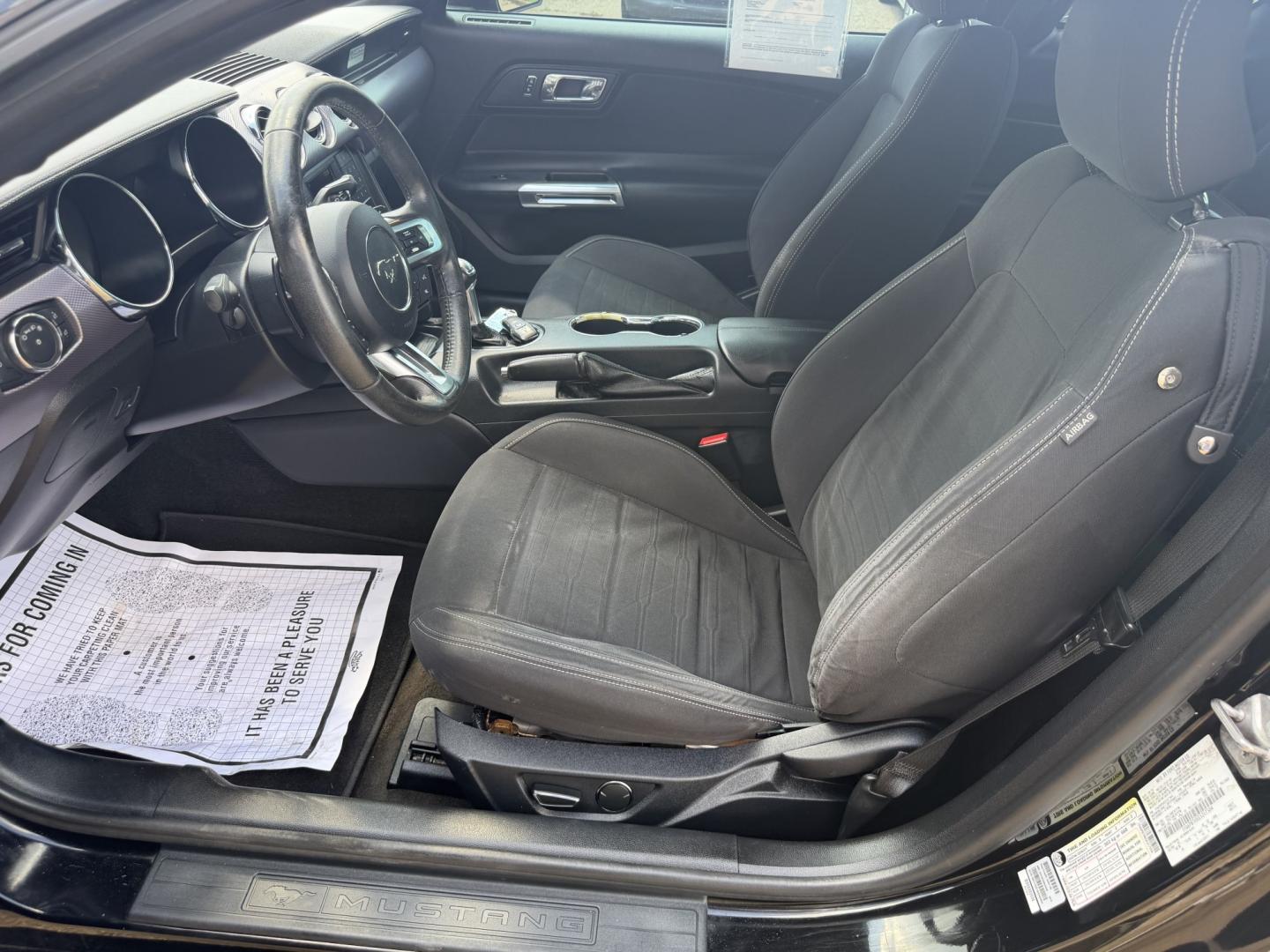 2016 BLACK FORD MUSTANG ECOBOOST (1FA6P8THXG5) , located at 922 W. Beacon St., Philadelphia, MS, 39350, (601) 650-3675, 32.770447, -89.127151- Photo#9