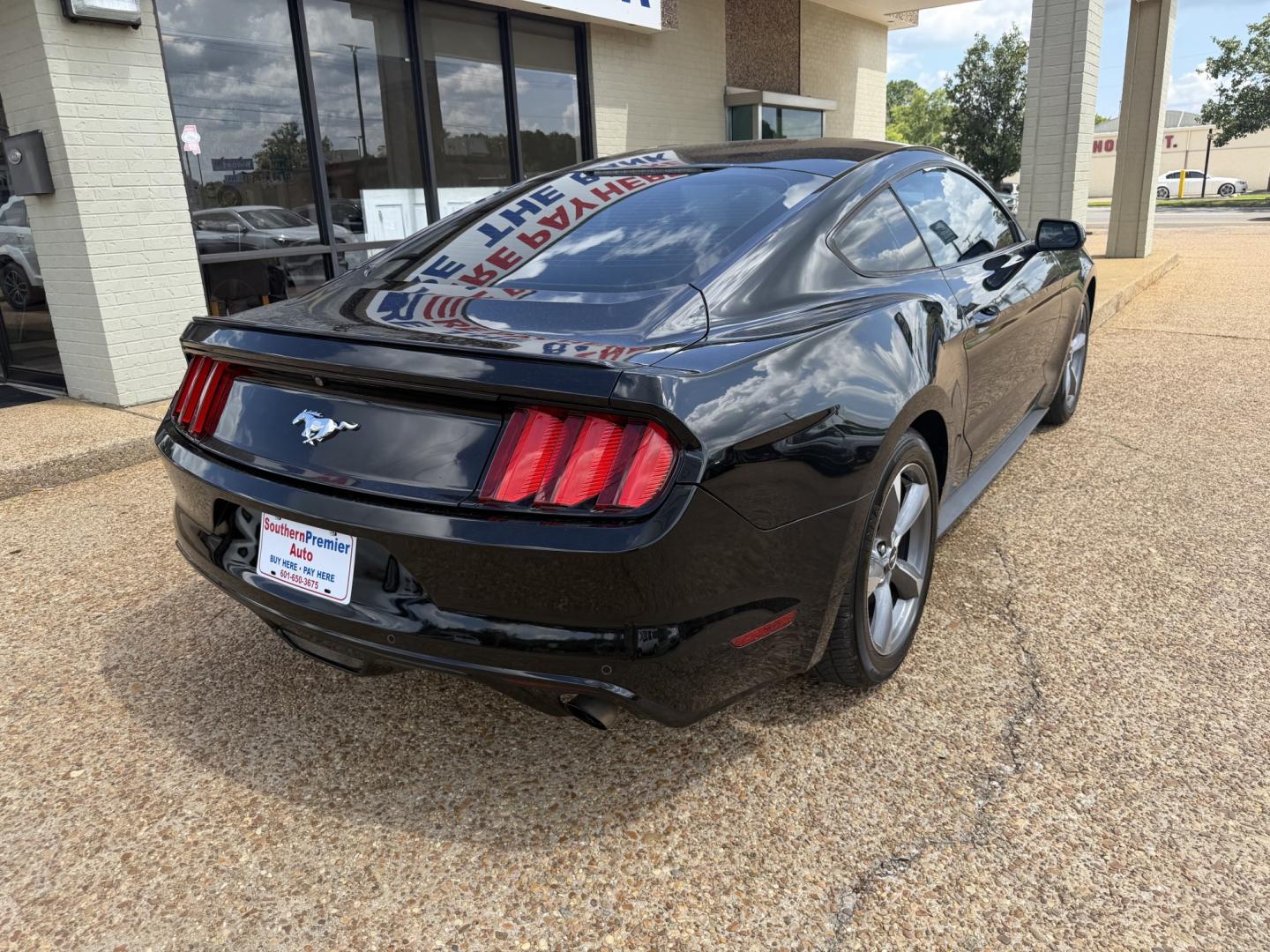 2016 BLACK FORD MUSTANG ECOBOOST (1FA6P8THXG5) , located at 922 W. Beacon St., Philadelphia, MS, 39350, (601) 650-3675, 32.770447, -89.127151- Photo#5