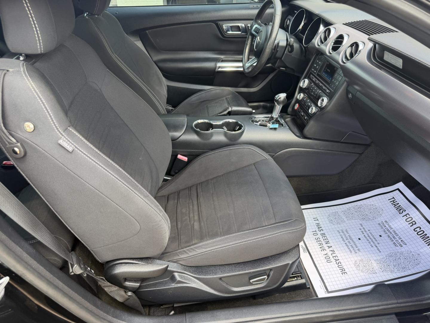 2016 BLACK FORD MUSTANG ECOBOOST (1FA6P8THXG5) , located at 922 W. Beacon St., Philadelphia, MS, 39350, (601) 650-3675, 32.770447, -89.127151- Photo#10