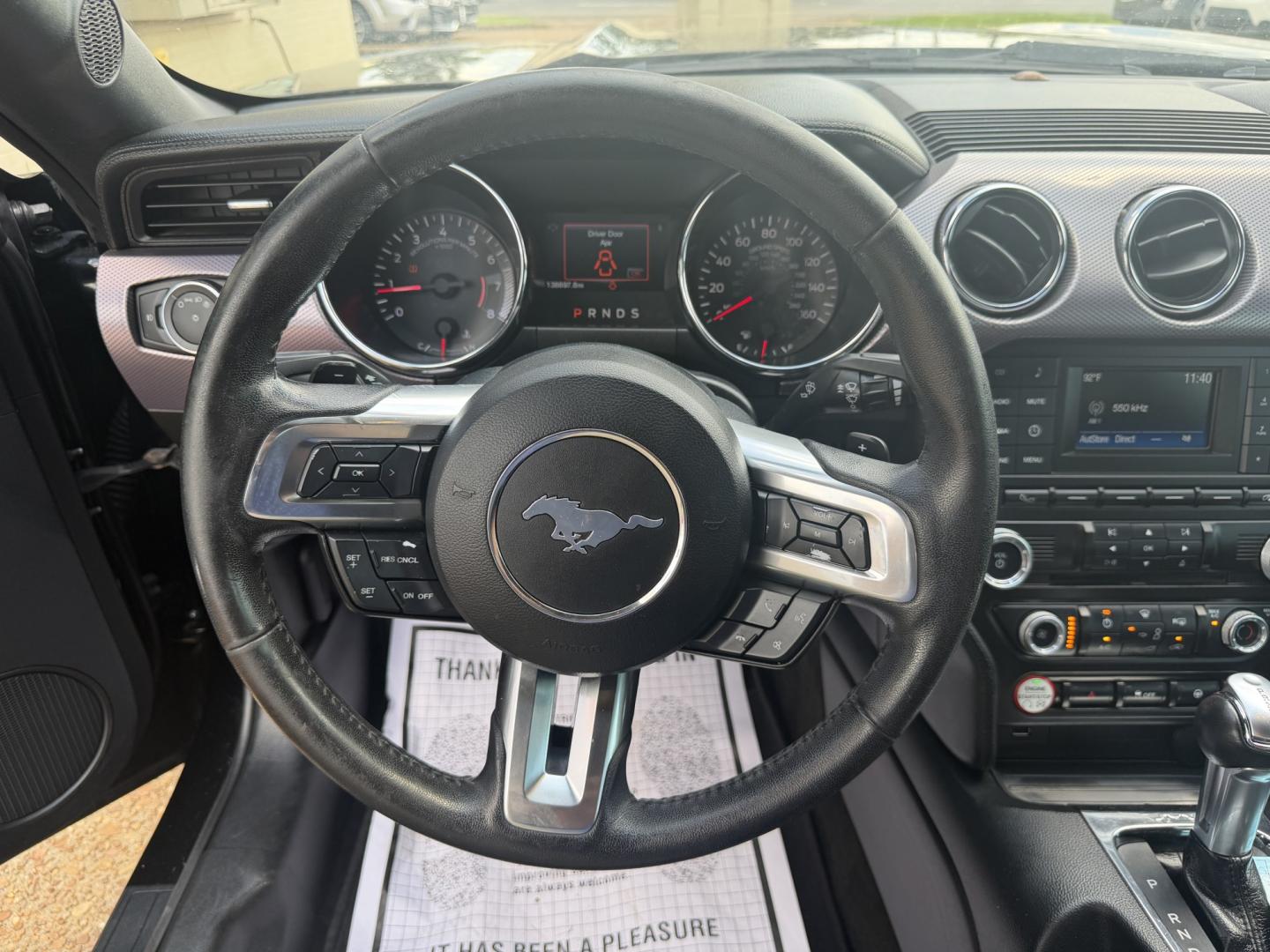 2016 BLACK FORD MUSTANG ECOBOOST (1FA6P8THXG5) , located at 922 W. Beacon St., Philadelphia, MS, 39350, (601) 650-3675, 32.770447, -89.127151- Photo#13