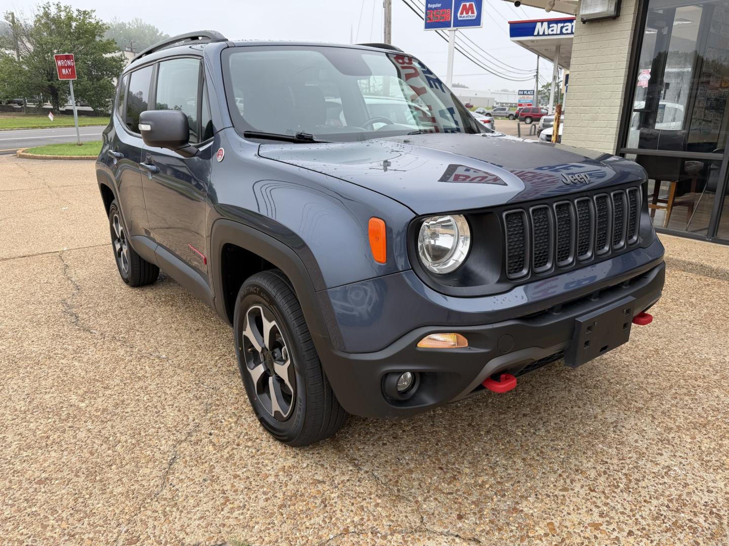 2019 BLUE JEEP RENEGADE TRAILHAWK (ZACNJBC17KP) , located at 922 W. Beacon St., Philadelphia, MS, 39350, (601) 650-3675, 32.770447, -89.127151- Photo#0