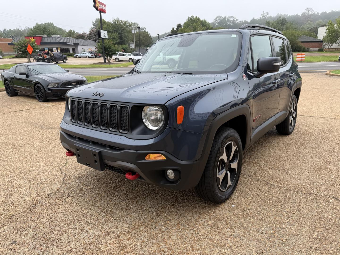 2019 BLUE JEEP RENEGADE TRAILHAWK (ZACNJBC17KP) , located at 922 W. Beacon St., Philadelphia, MS, 39350, (601) 650-3675, 32.770447, -89.127151- Photo#2