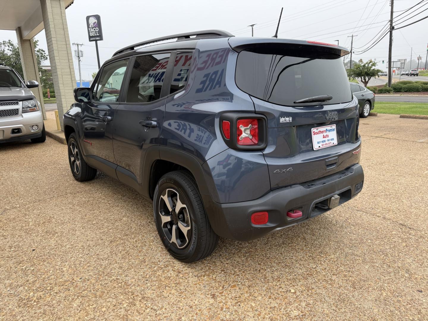 2019 BLUE JEEP RENEGADE TRAILHAWK (ZACNJBC17KP) , located at 922 W. Beacon St., Philadelphia, MS, 39350, (601) 650-3675, 32.770447, -89.127151- Photo#3