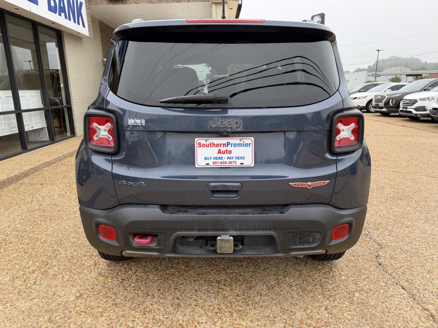 2019 BLUE JEEP RENEGADE TRAILHAWK (ZACNJBC17KP) , located at 922 W. Beacon St., Philadelphia, MS, 39350, (601) 650-3675, 32.770447, -89.127151- Photo#4