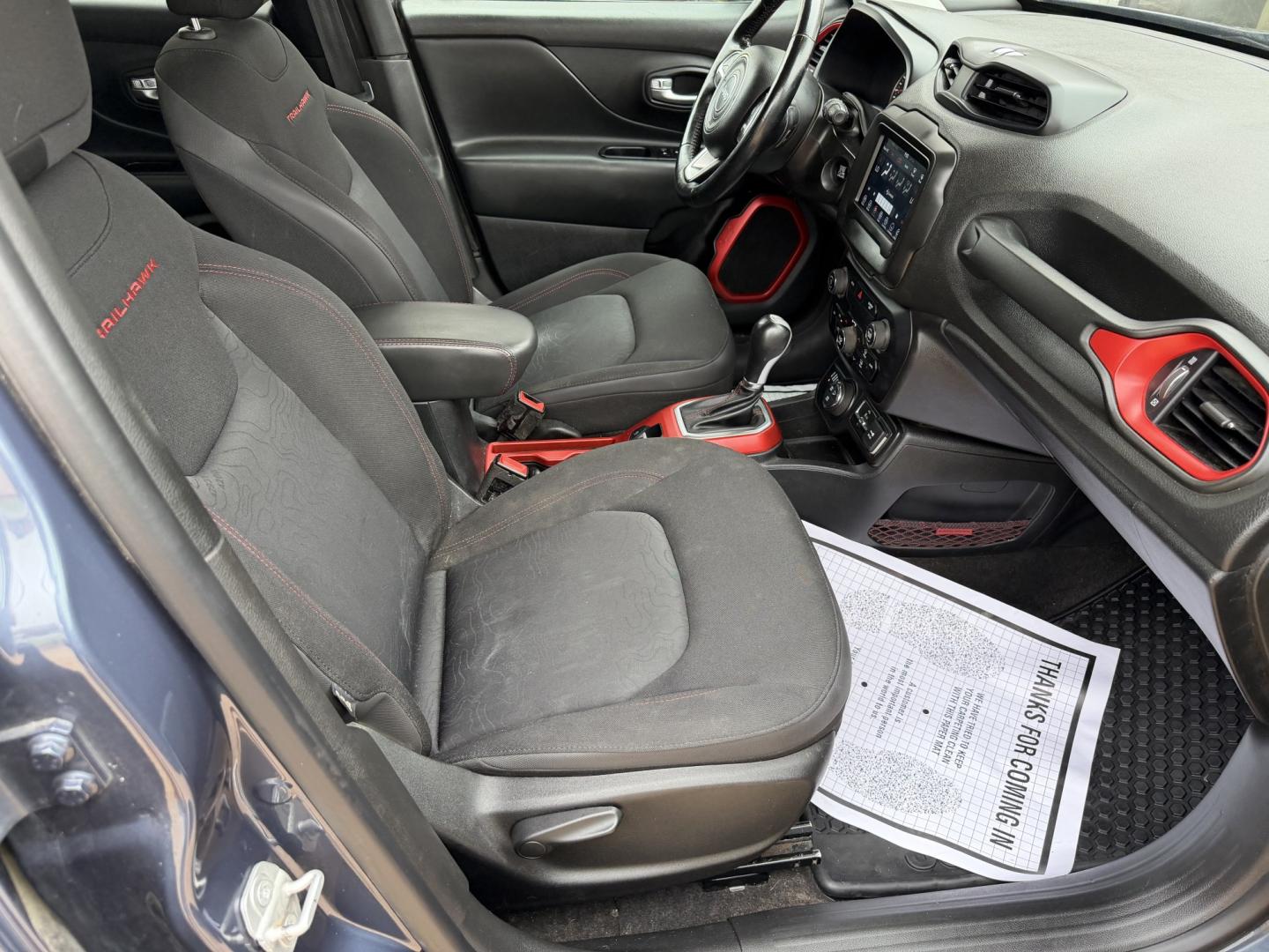 2019 BLUE JEEP RENEGADE TRAILHAWK (ZACNJBC17KP) , located at 922 W. Beacon St., Philadelphia, MS, 39350, (601) 650-3675, 32.770447, -89.127151- Photo#10