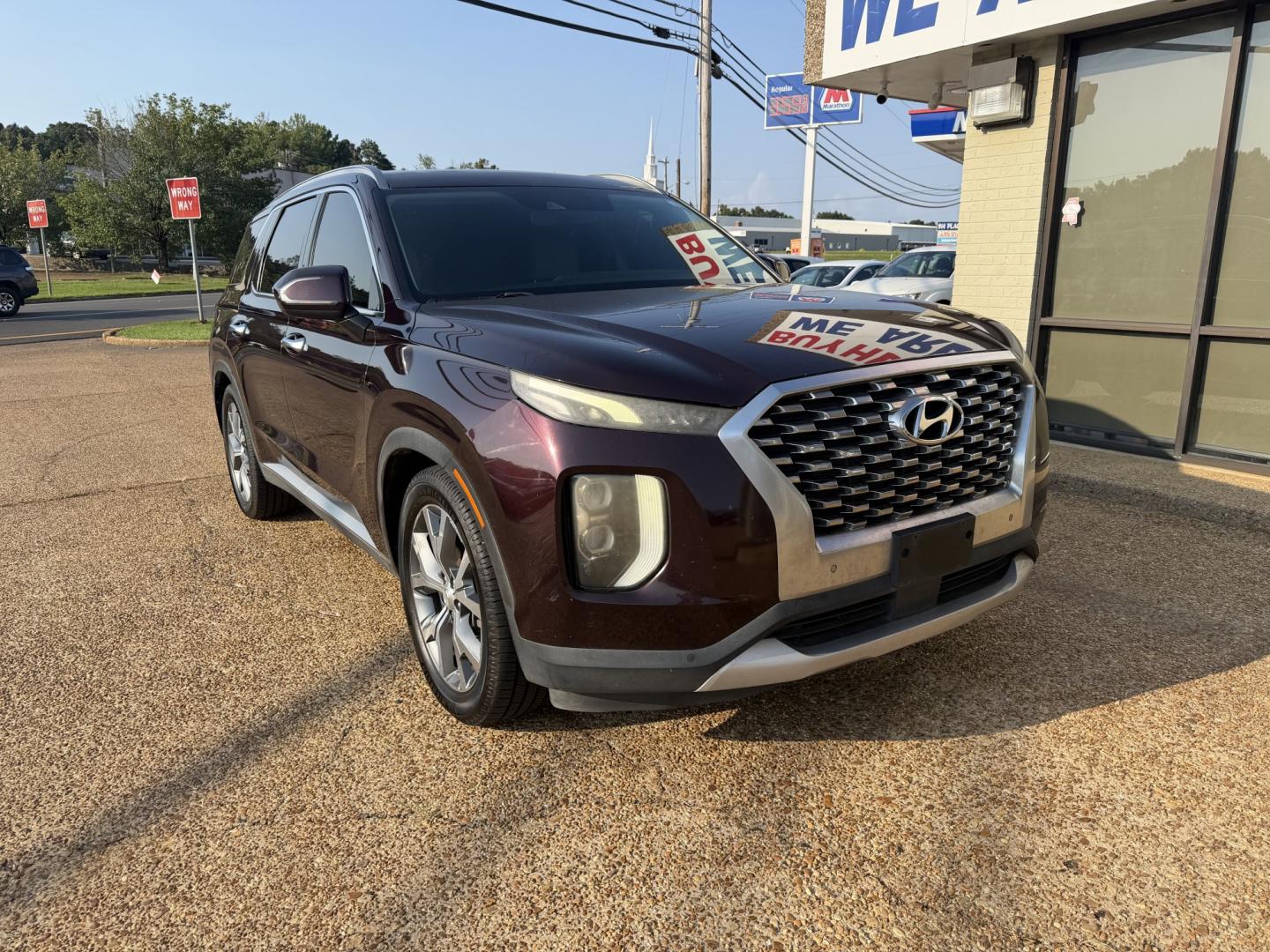 2020 BURGANDY HYUNDAI PALISADE SEL (KM8R44HE9LU) , located at 922 W. Beacon St., Philadelphia, MS, 39350, (601) 650-3675, 32.770447, -89.127151- Photo#0