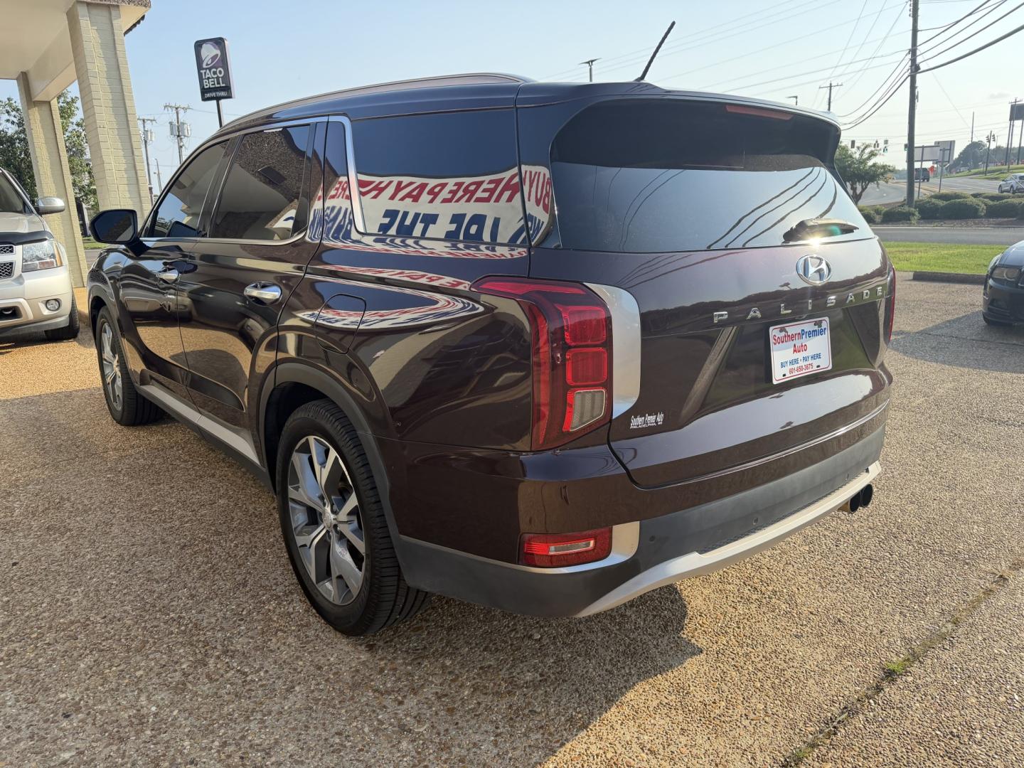 2020 BURGANDY HYUNDAI PALISADE SEL (KM8R44HE9LU) , located at 922 W. Beacon St., Philadelphia, MS, 39350, (601) 650-3675, 32.770447, -89.127151- Photo#3