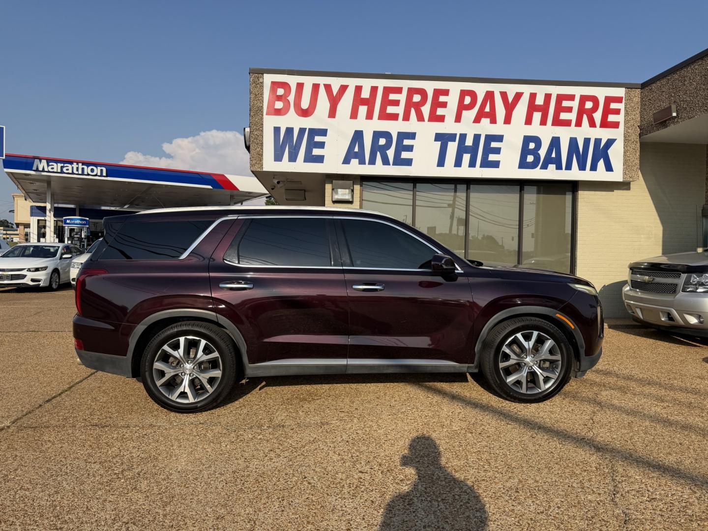 2020 BURGANDY HYUNDAI PALISADE SEL (KM8R44HE9LU) , located at 922 W. Beacon St., Philadelphia, MS, 39350, (601) 650-3675, 32.770447, -89.127151- Photo#6