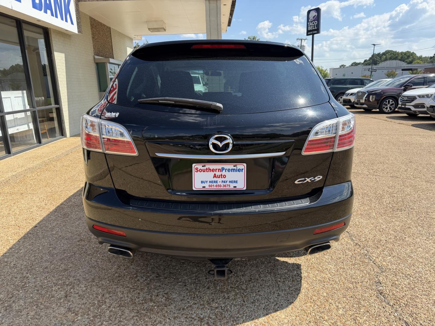 2012 BLACK MAZDA CX-9 TOURING (JM3TB2CA3C0) , located at 922 W. Beacon St., Philadelphia, MS, 39350, (601) 650-3675, 32.770447, -89.127151- Photo#4