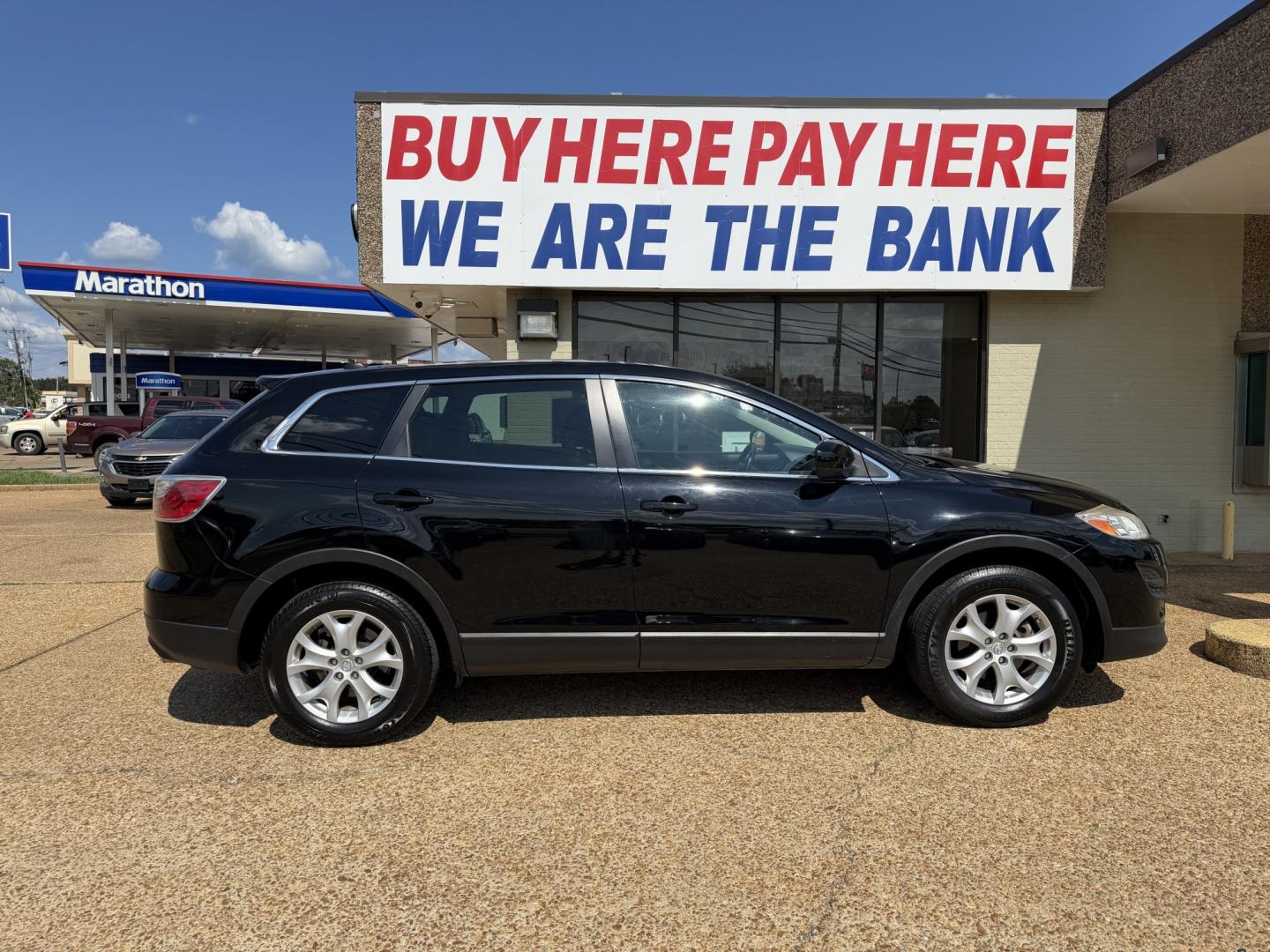 2012 BLACK MAZDA CX-9 TOURING (JM3TB2CA3C0) , located at 922 W. Beacon St., Philadelphia, MS, 39350, (601) 650-3675, 32.770447, -89.127151- Photo#6