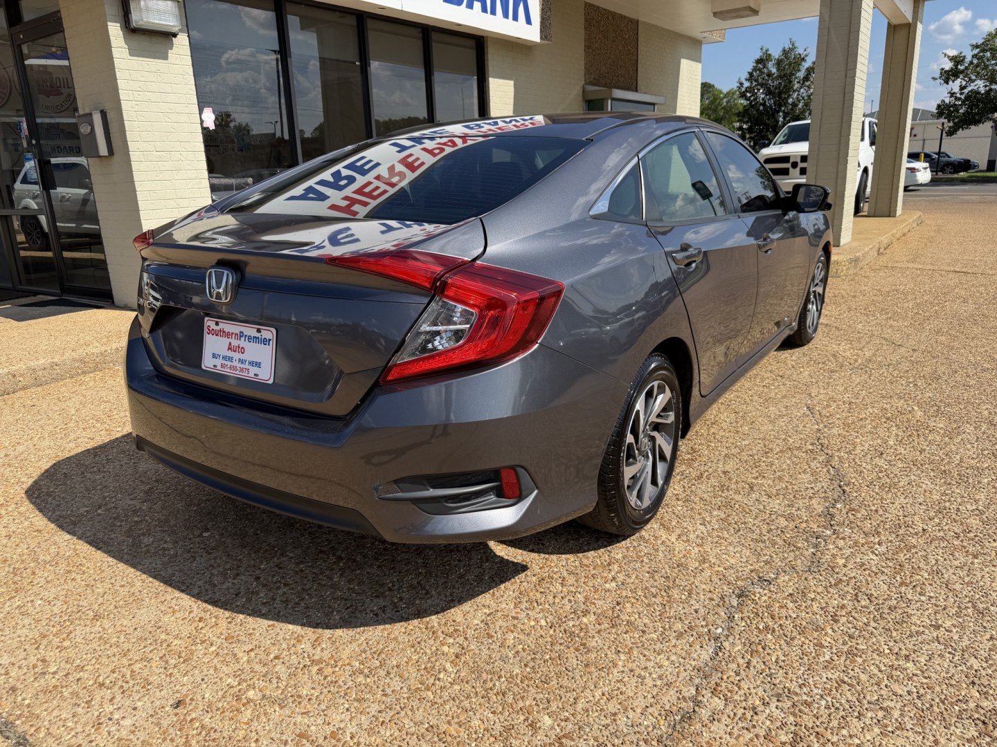 2016 GRAY HONDA CIVIC EX (19XFC2F76GE) , located at 922 W. Beacon St., Philadelphia, MS, 39350, (601) 650-3675, 32.770447, -89.127151- Photo#5