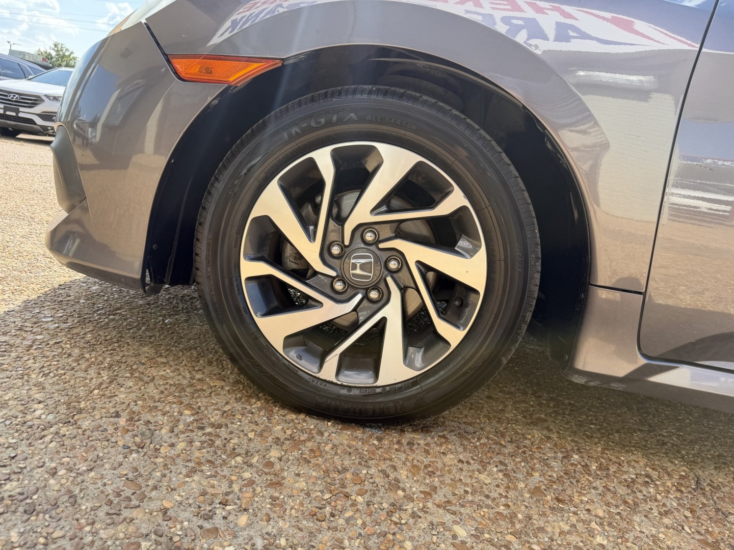 2016 GRAY HONDA CIVIC EX (19XFC2F76GE) , located at 922 W. Beacon St., Philadelphia, MS, 39350, (601) 650-3675, 32.770447, -89.127151- Photo#7