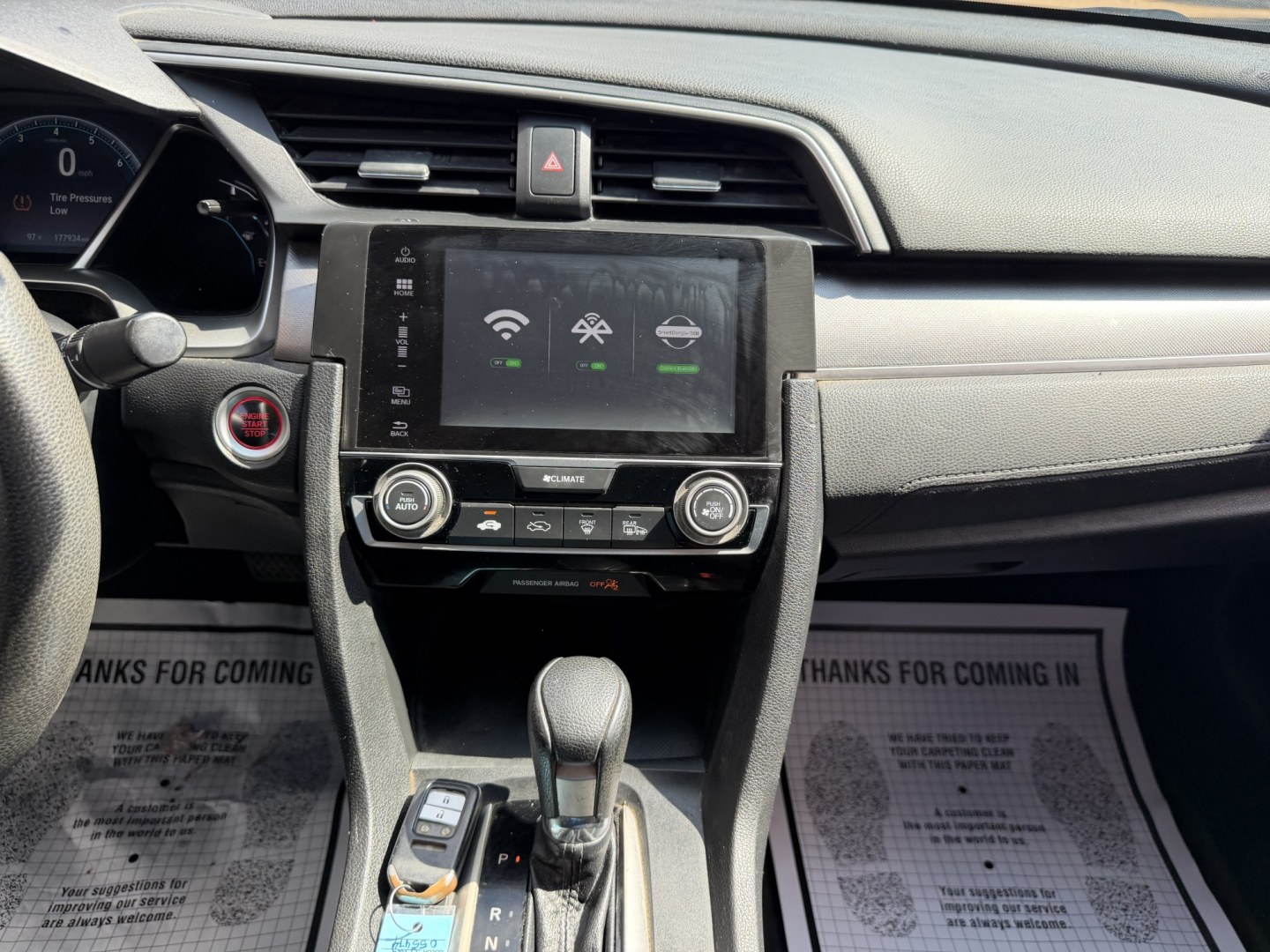 2016 GRAY HONDA CIVIC EX (19XFC2F76GE) , located at 922 W. Beacon St., Philadelphia, MS, 39350, (601) 650-3675, 32.770447, -89.127151- Photo#18