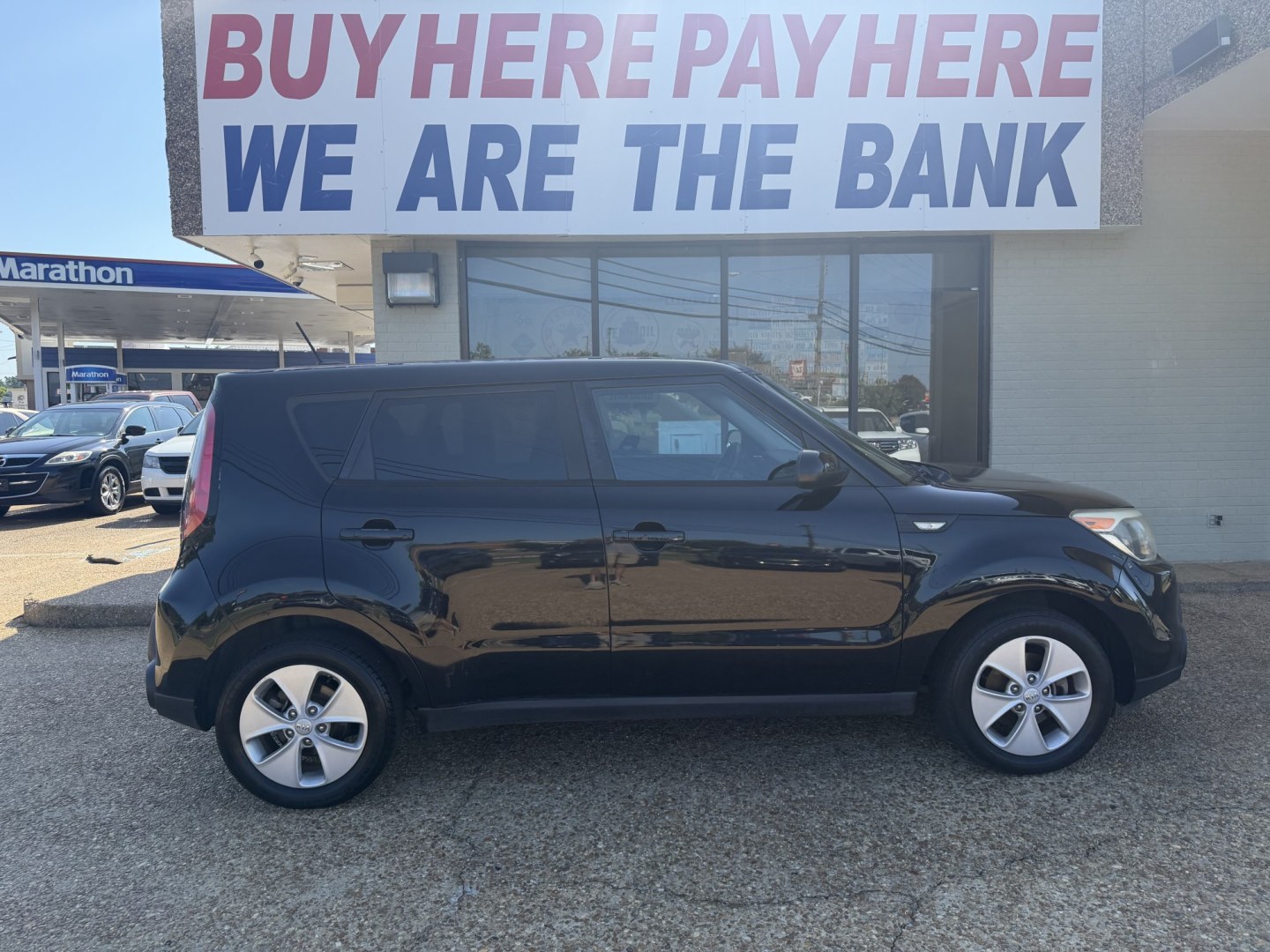 2014 BLACK KIA SOUL BASE (KNDJN2A27E7) , located at 922 W. Beacon St., Philadelphia, MS, 39350, (601) 650-3675, 32.770447, -89.127151- Photo#6