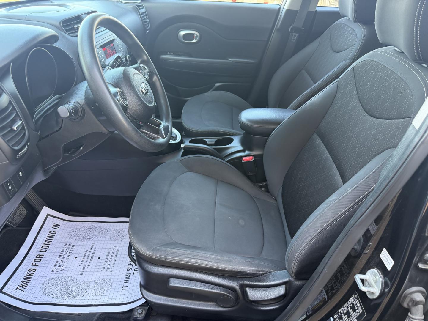 2014 BLACK KIA SOUL BASE (KNDJN2A27E7) , located at 922 W. Beacon St., Philadelphia, MS, 39350, (601) 650-3675, 32.770447, -89.127151- Photo#9