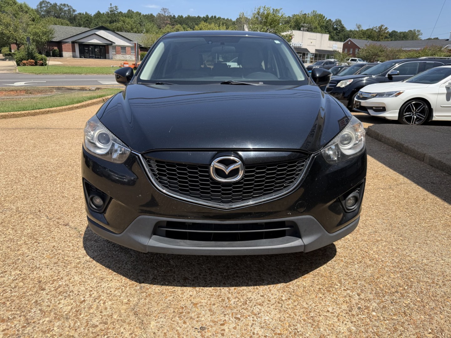 2015 BLACK MAZDA CX-5 GRAND TOURING (JM3KE2DY7F0) , located at 922 W. Beacon St., Philadelphia, MS, 39350, (601) 650-3675, 32.770447, -89.127151- Photo#1
