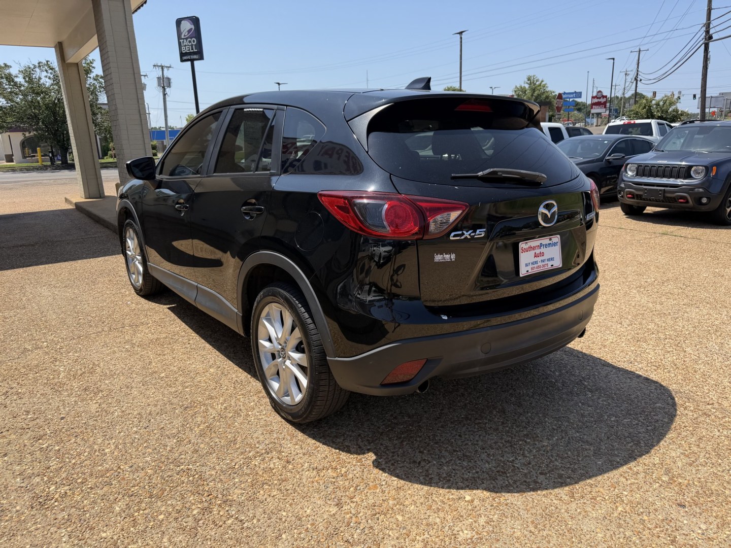 2015 BLACK MAZDA CX-5 GRAND TOURING (JM3KE2DY7F0) , located at 922 W. Beacon St., Philadelphia, MS, 39350, (601) 650-3675, 32.770447, -89.127151- Photo#3