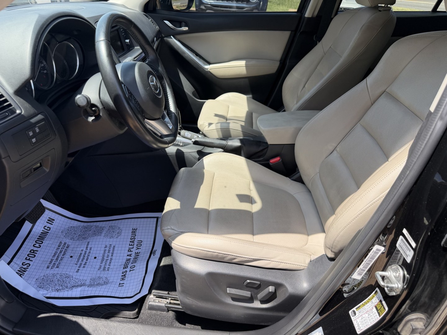 2015 BLACK MAZDA CX-5 GRAND TOURING (JM3KE2DY7F0) , located at 922 W. Beacon St., Philadelphia, MS, 39350, (601) 650-3675, 32.770447, -89.127151- Photo#9
