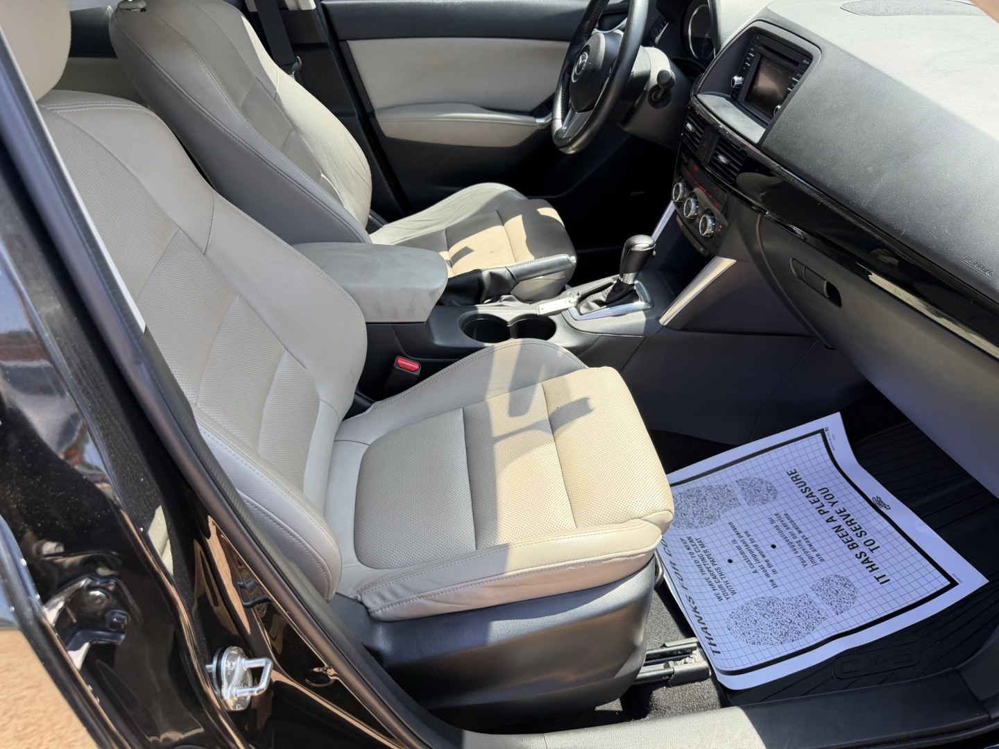 2015 BLACK MAZDA CX-5 GRAND TOURING (JM3KE2DY7F0) , located at 922 W. Beacon St., Philadelphia, MS, 39350, (601) 650-3675, 32.770447, -89.127151- Photo#10