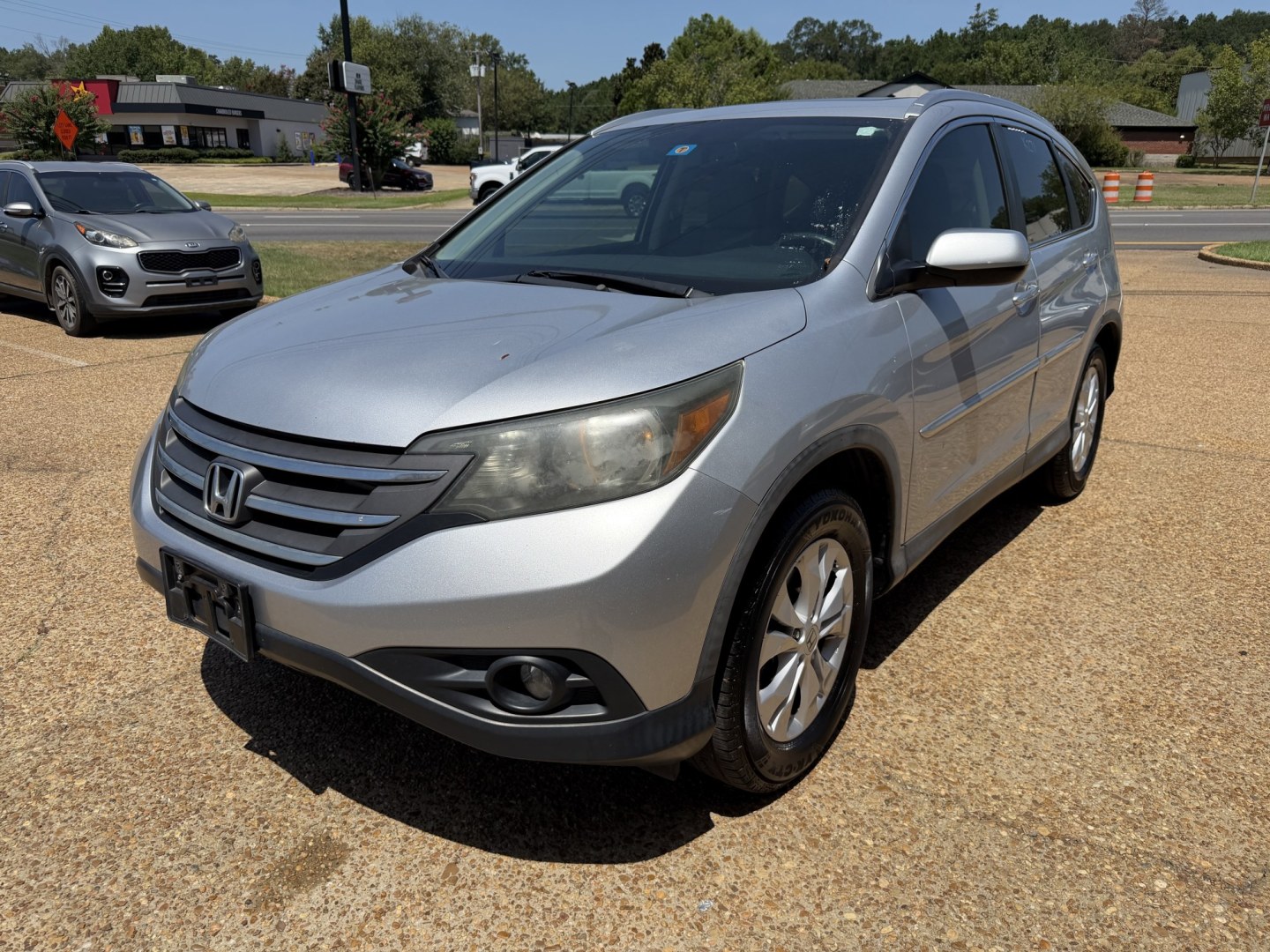 2013 SILVER HONDA CR-V EX-L (5J6RM3H74DL) , located at 922 W. Beacon St., Philadelphia, MS, 39350, (601) 650-3675, 32.770447, -89.127151- Photo#2
