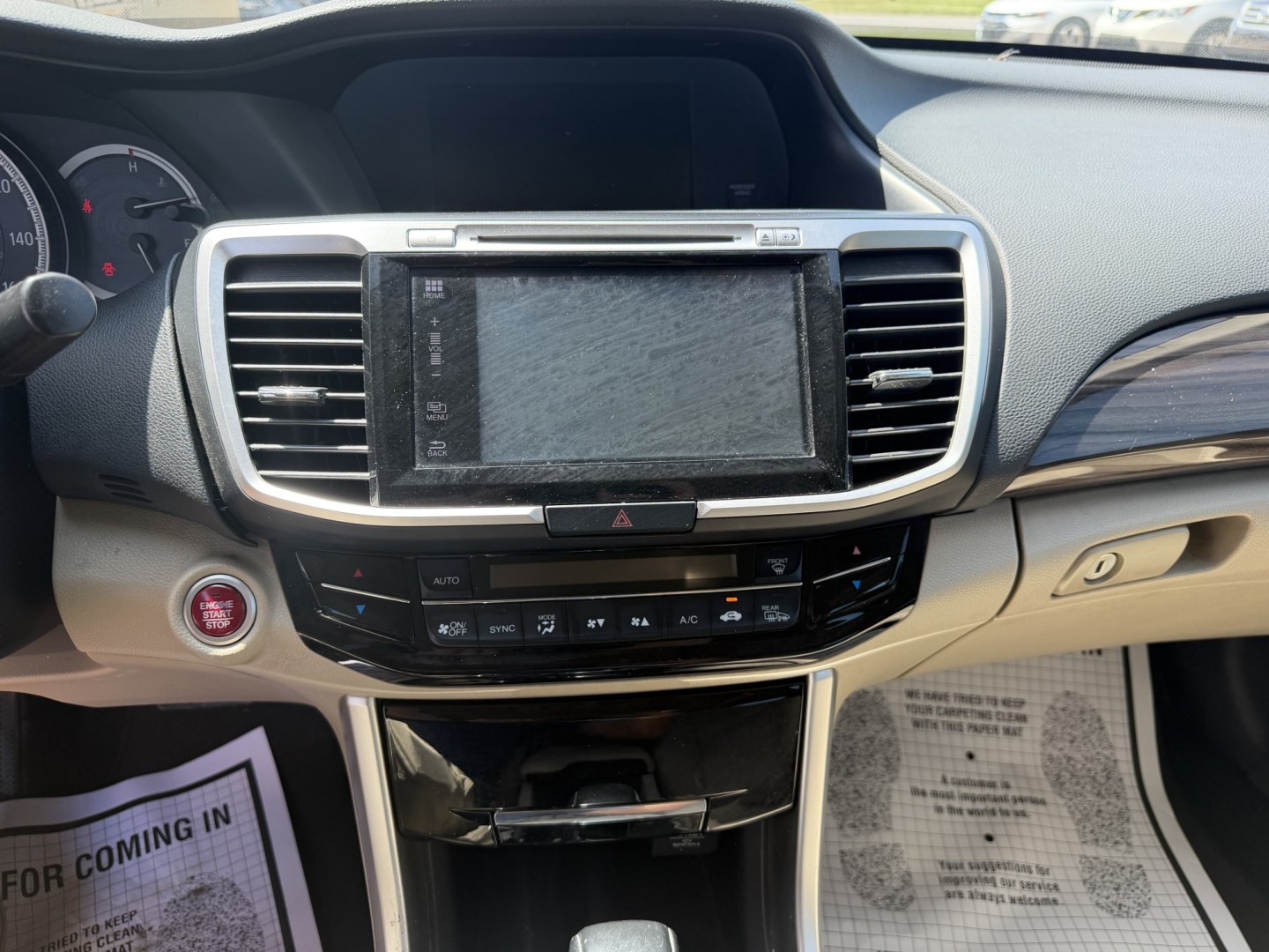 2016 WHITE HONDA ACCORD TOURING (1HGCR3F94GA) , located at 922 W. Beacon St., Philadelphia, MS, 39350, (601) 650-3675, 32.770447, -89.127151- Photo#17