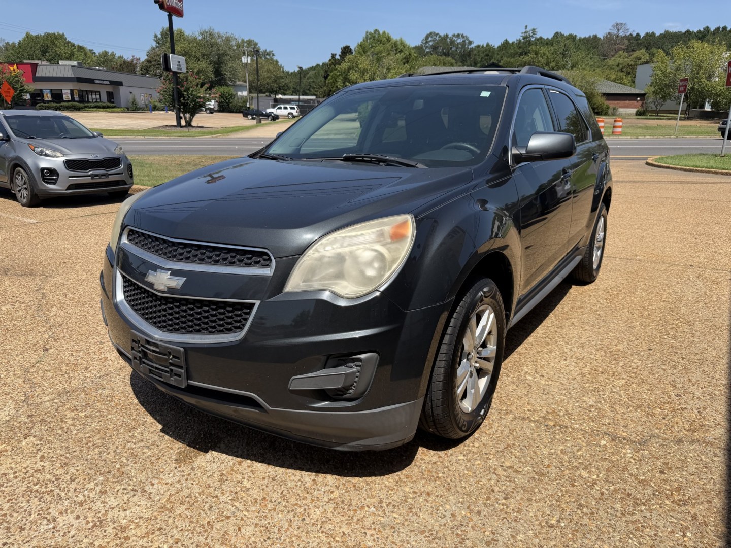 2013 GRAY CHEVROLET EQUINOX 1LT (2GNALDEK1D1) , located at 922 W. Beacon St., Philadelphia, MS, 39350, (601) 650-3675, 32.770447, -89.127151- Photo#2