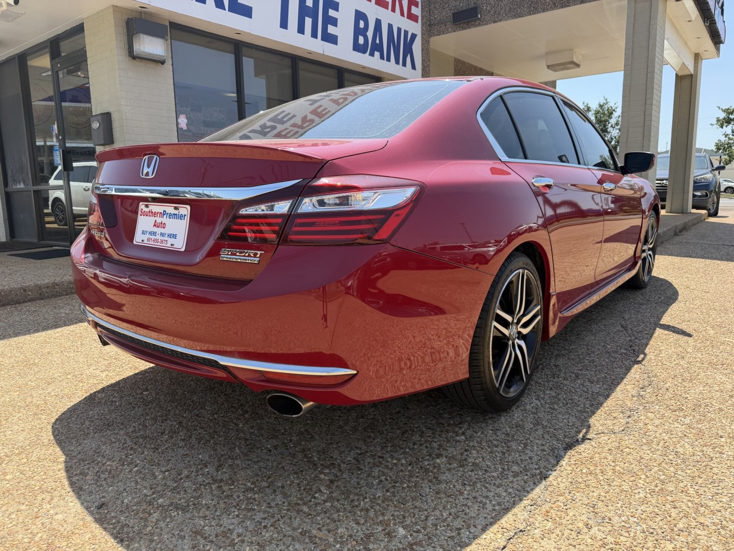 2017 RED HONDA ACCORD SPORT SE (1HGCR2F13HA) , located at 922 W. Beacon St., Philadelphia, MS, 39350, (601) 650-3675, 32.770447, -89.127151- Photo#5