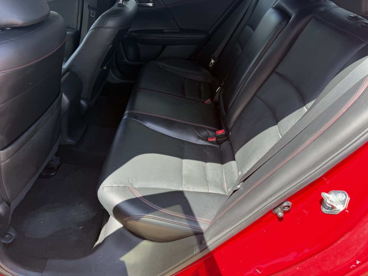2017 RED HONDA ACCORD SPORT SE (1HGCR2F13HA) , located at 922 W. Beacon St., Philadelphia, MS, 39350, (601) 650-3675, 32.770447, -89.127151- Photo#13