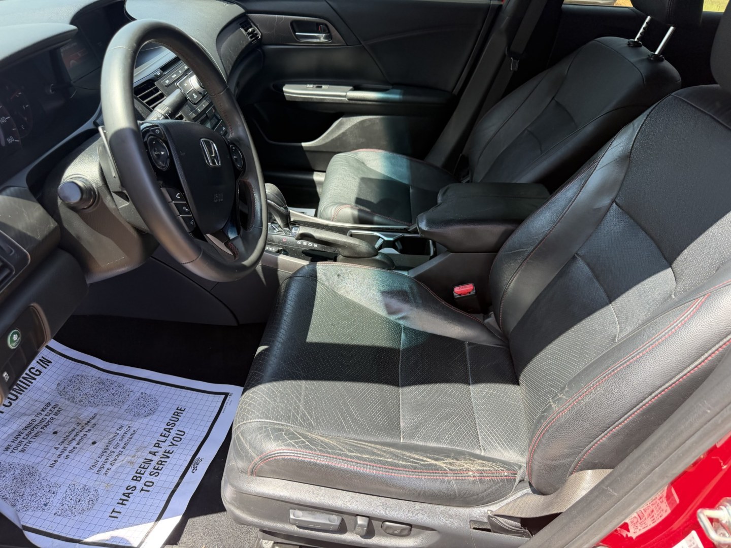 2017 RED HONDA ACCORD SPORT SE (1HGCR2F13HA) , located at 922 W. Beacon St., Philadelphia, MS, 39350, (601) 650-3675, 32.770447, -89.127151- Photo#9