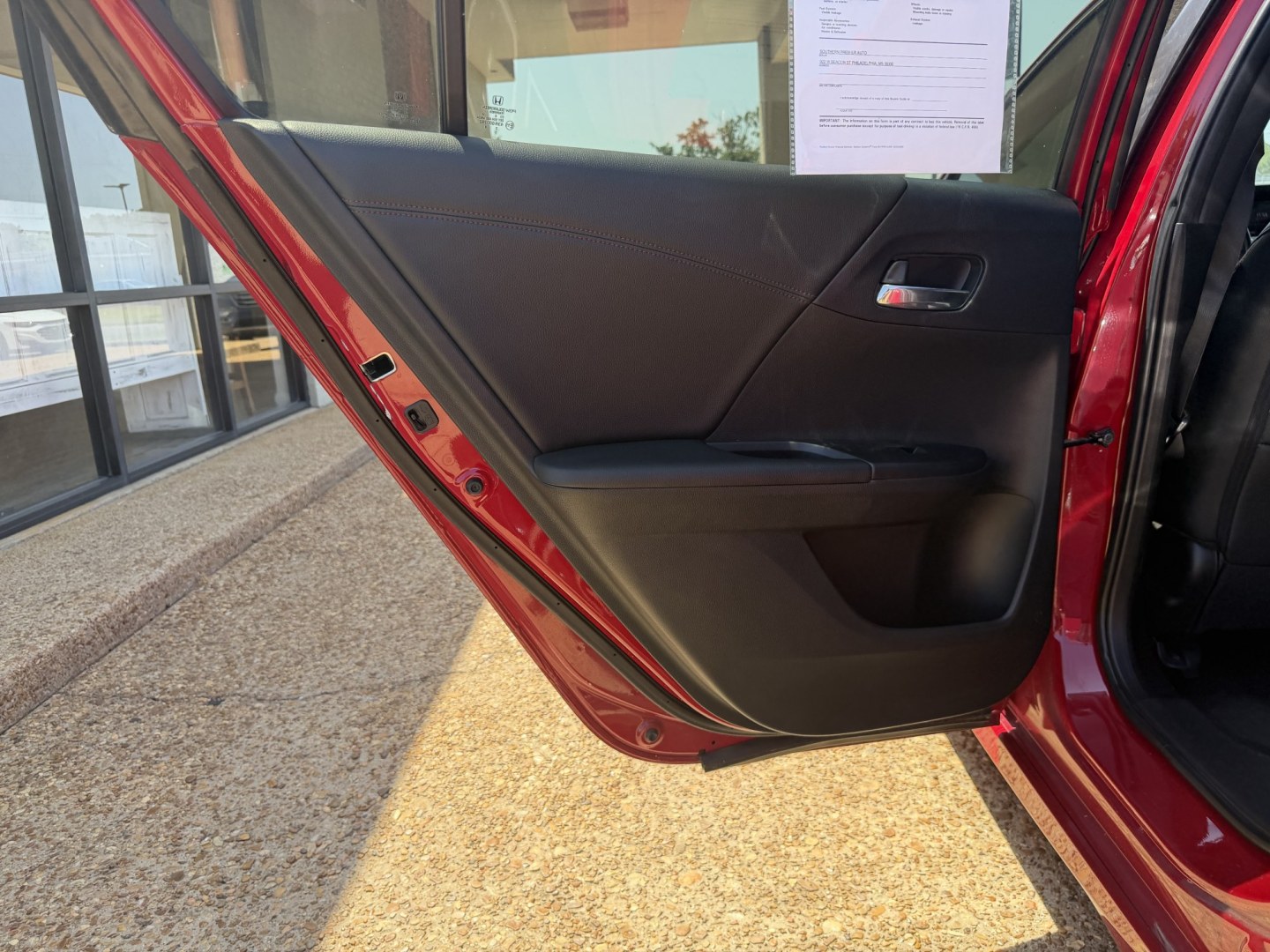 2017 RED HONDA ACCORD SPORT SE (1HGCR2F13HA) , located at 922 W. Beacon St., Philadelphia, MS, 39350, (601) 650-3675, 32.770447, -89.127151- Photo#12