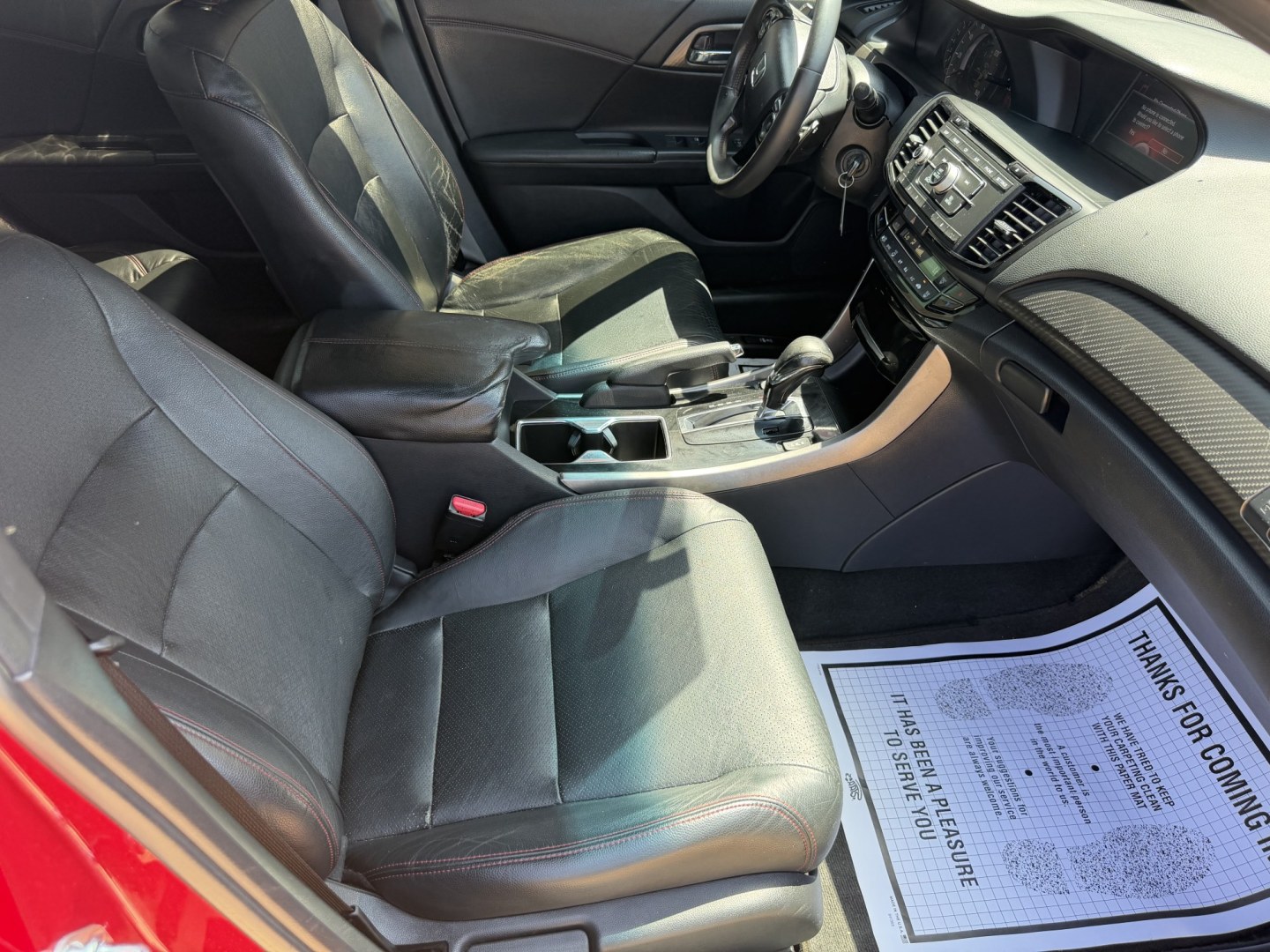 2017 RED HONDA ACCORD SPORT SE (1HGCR2F13HA) , located at 922 W. Beacon St., Philadelphia, MS, 39350, (601) 650-3675, 32.770447, -89.127151- Photo#10