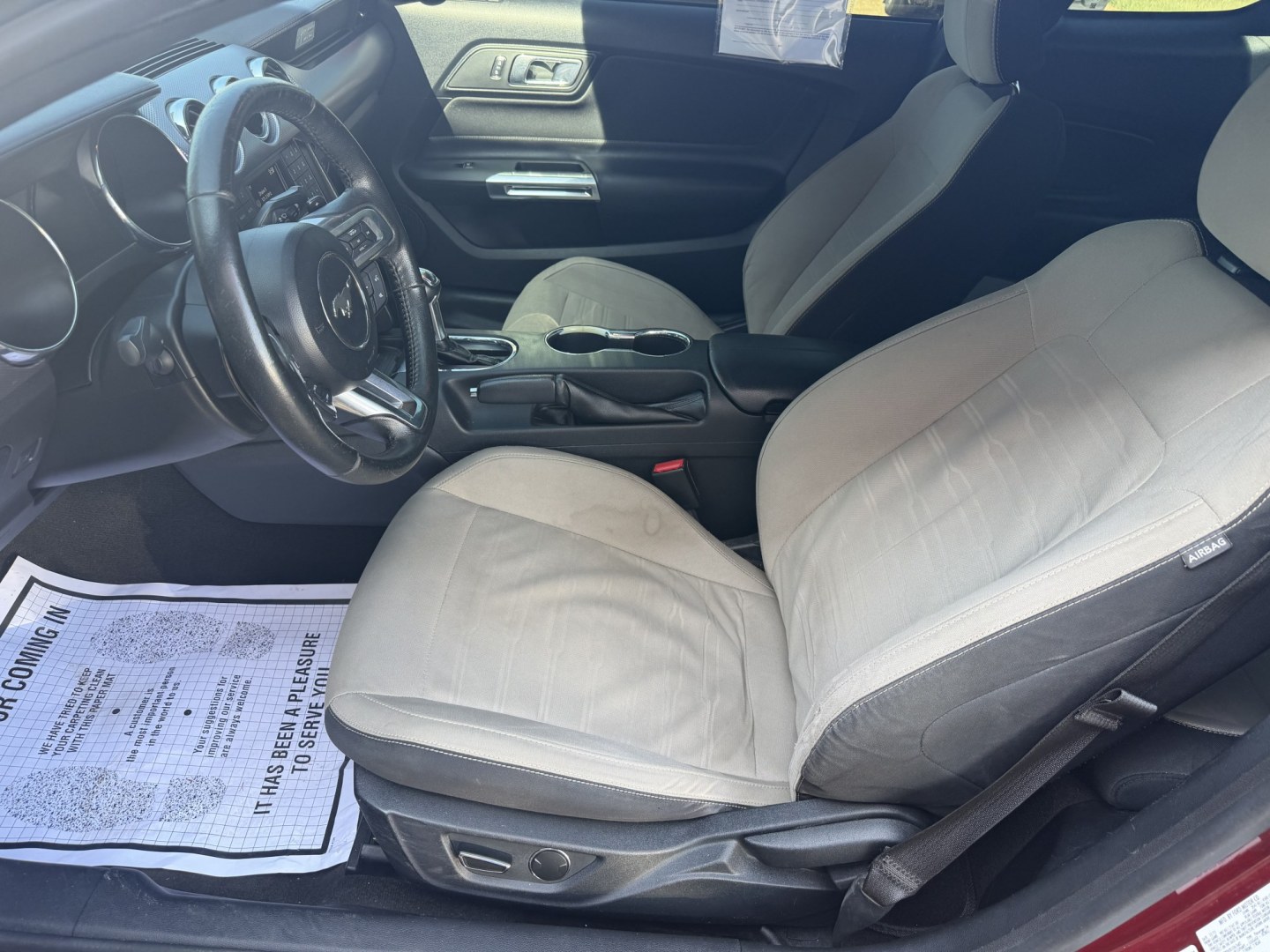 2016 RED FORD MUSTANG ECOBOOST (1FA6P8TH2G5) , located at 922 W. Beacon St., Philadelphia, MS, 39350, (601) 650-3675, 32.770447, -89.127151- Photo#9