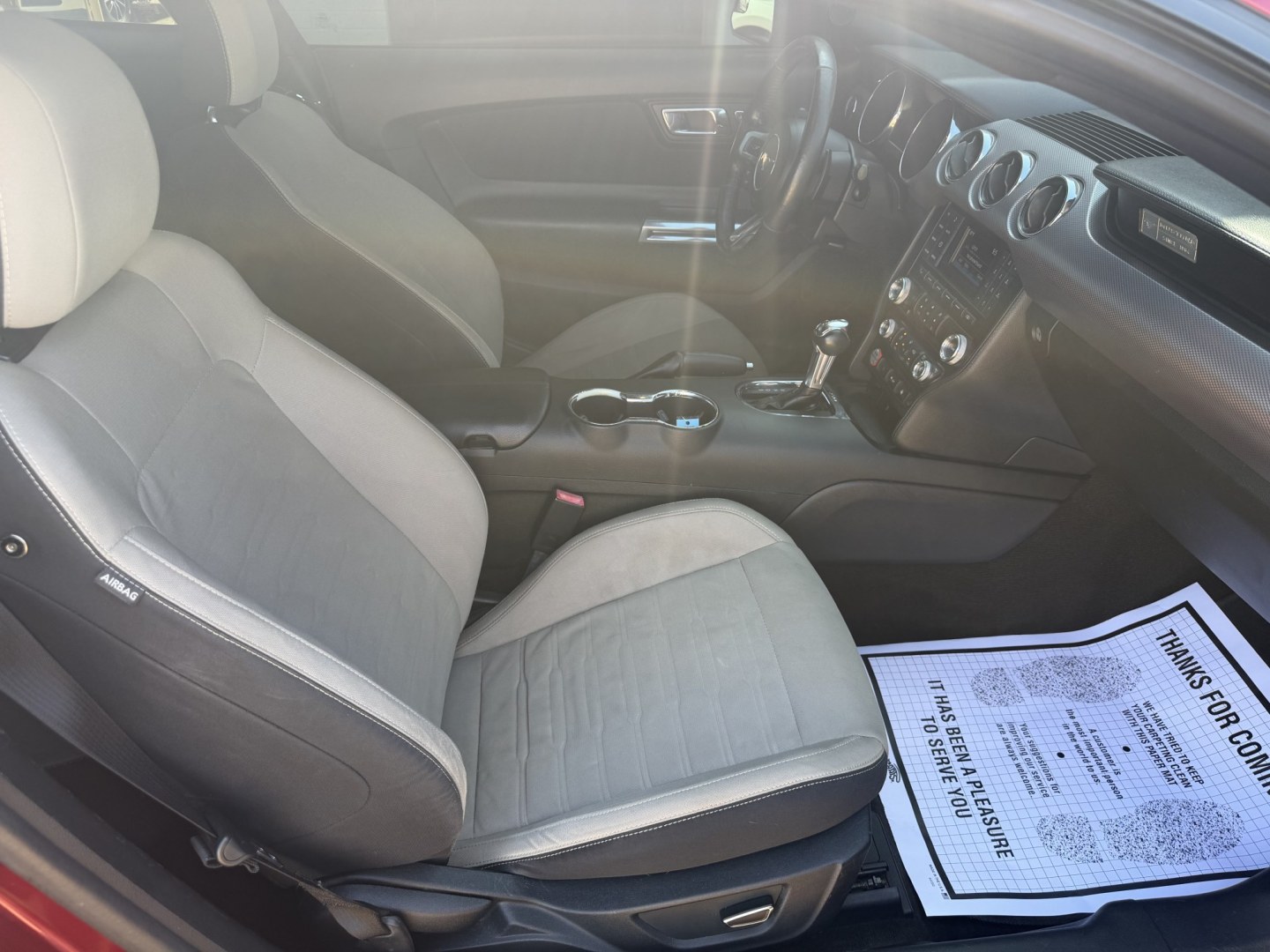 2016 RED FORD MUSTANG ECOBOOST (1FA6P8TH2G5) , located at 922 W. Beacon St., Philadelphia, MS, 39350, (601) 650-3675, 32.770447, -89.127151- Photo#10