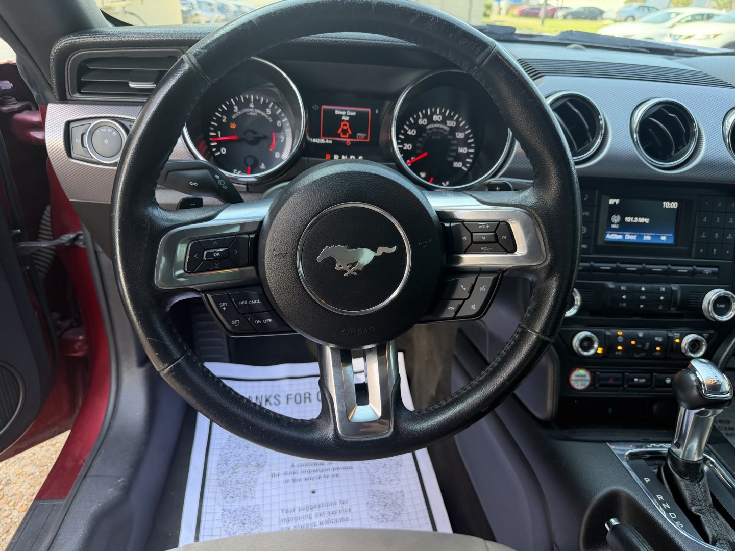 2016 RED FORD MUSTANG ECOBOOST (1FA6P8TH2G5) , located at 922 W. Beacon St., Philadelphia, MS, 39350, (601) 650-3675, 32.770447, -89.127151- Photo#14