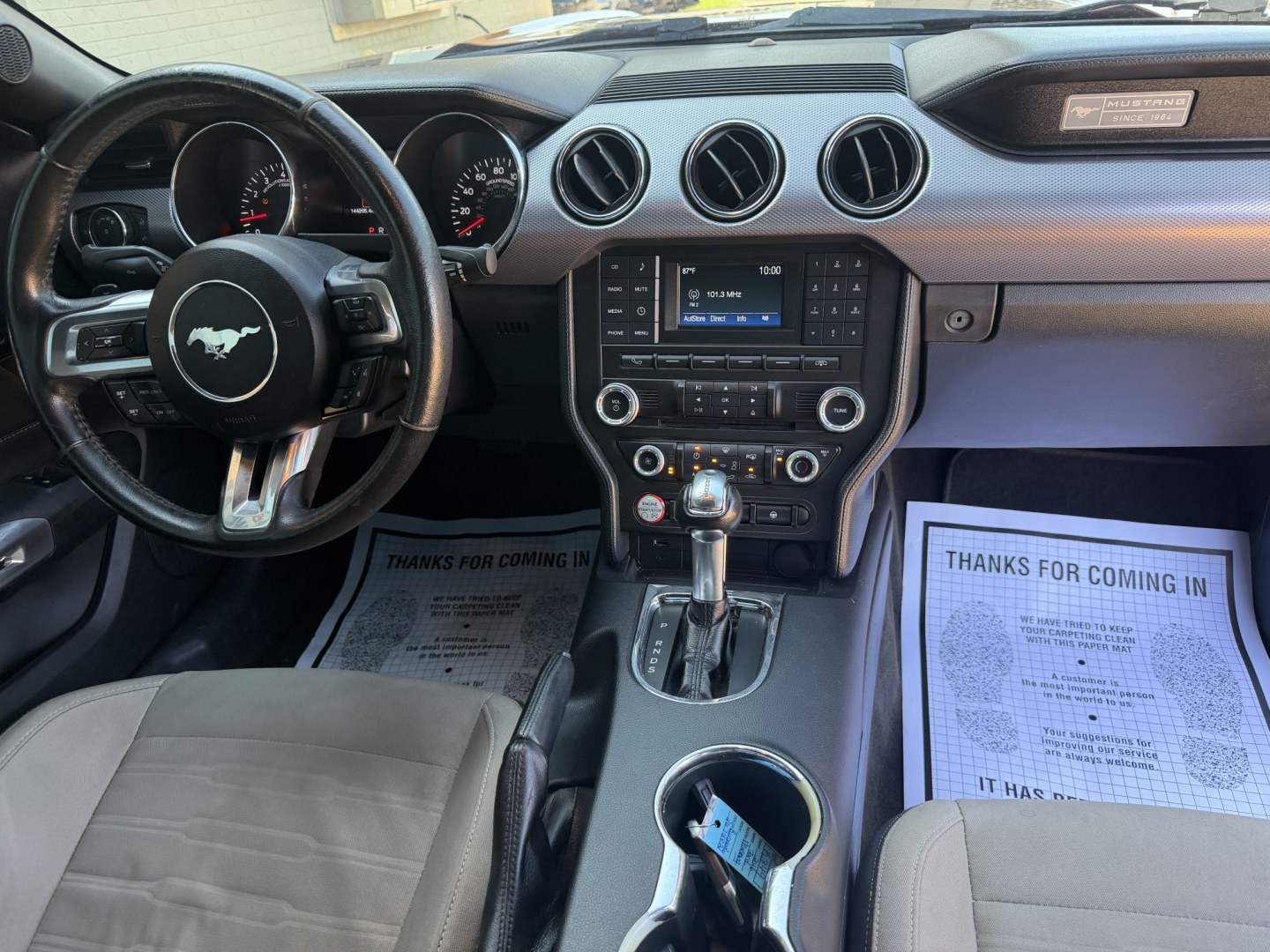 2016 RED FORD MUSTANG ECOBOOST (1FA6P8TH2G5) , located at 922 W. Beacon St., Philadelphia, MS, 39350, (601) 650-3675, 32.770447, -89.127151- Photo#13